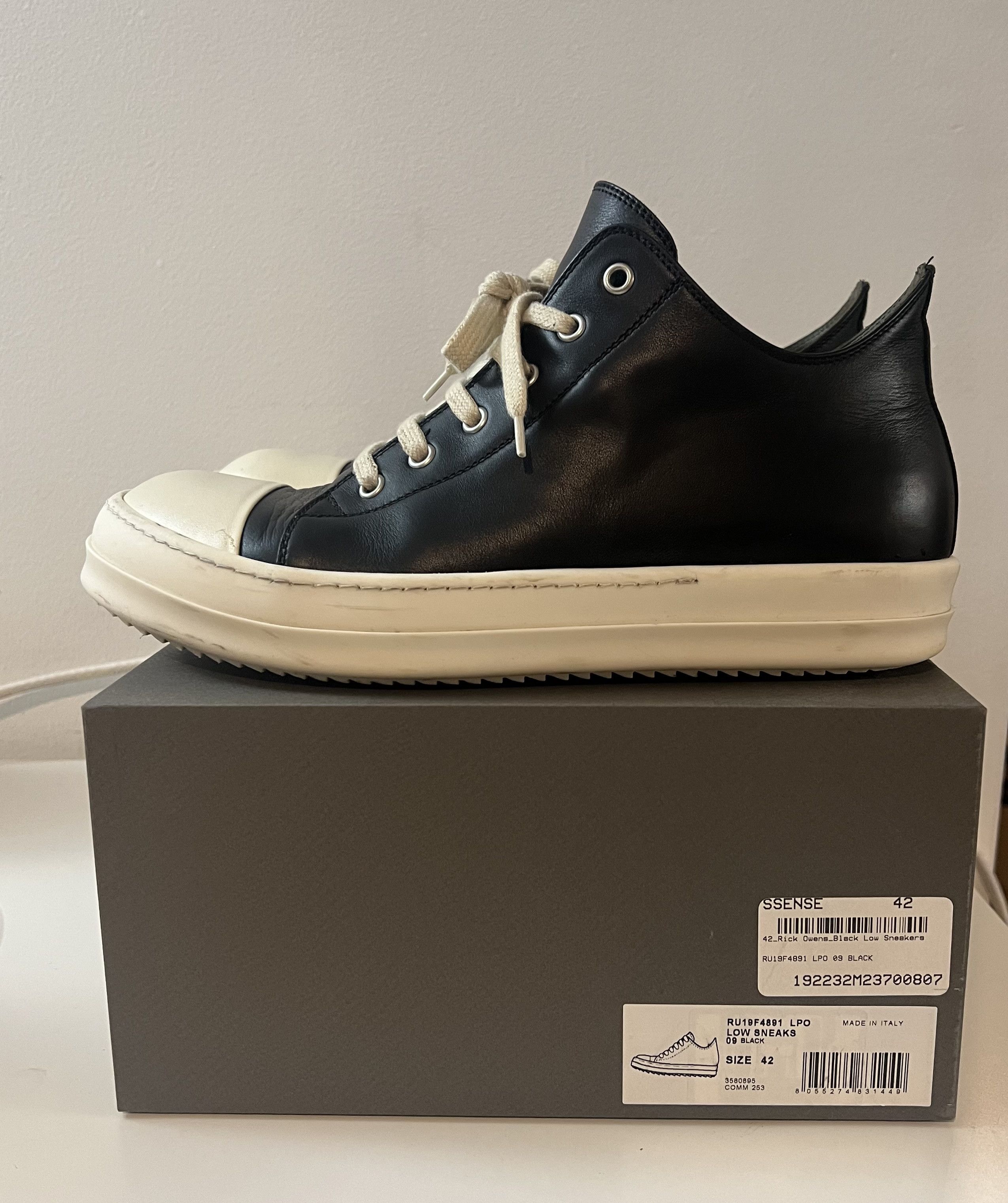 RickOwens Megalace RAMONES サイズ 42 - スニーカー