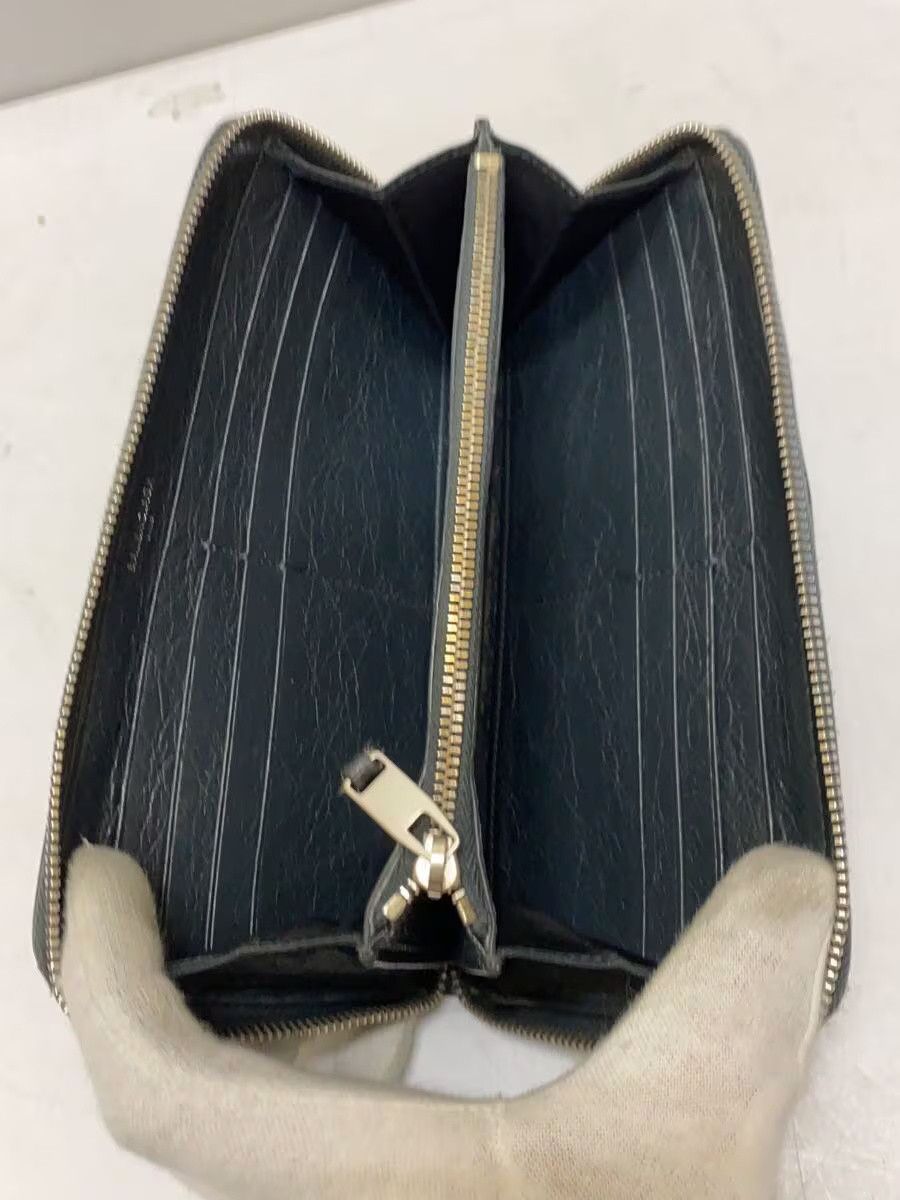 Balenciaga Balenciaga Leather Long Wallet Black Size ONE SIZE - 4 Thumbnail
