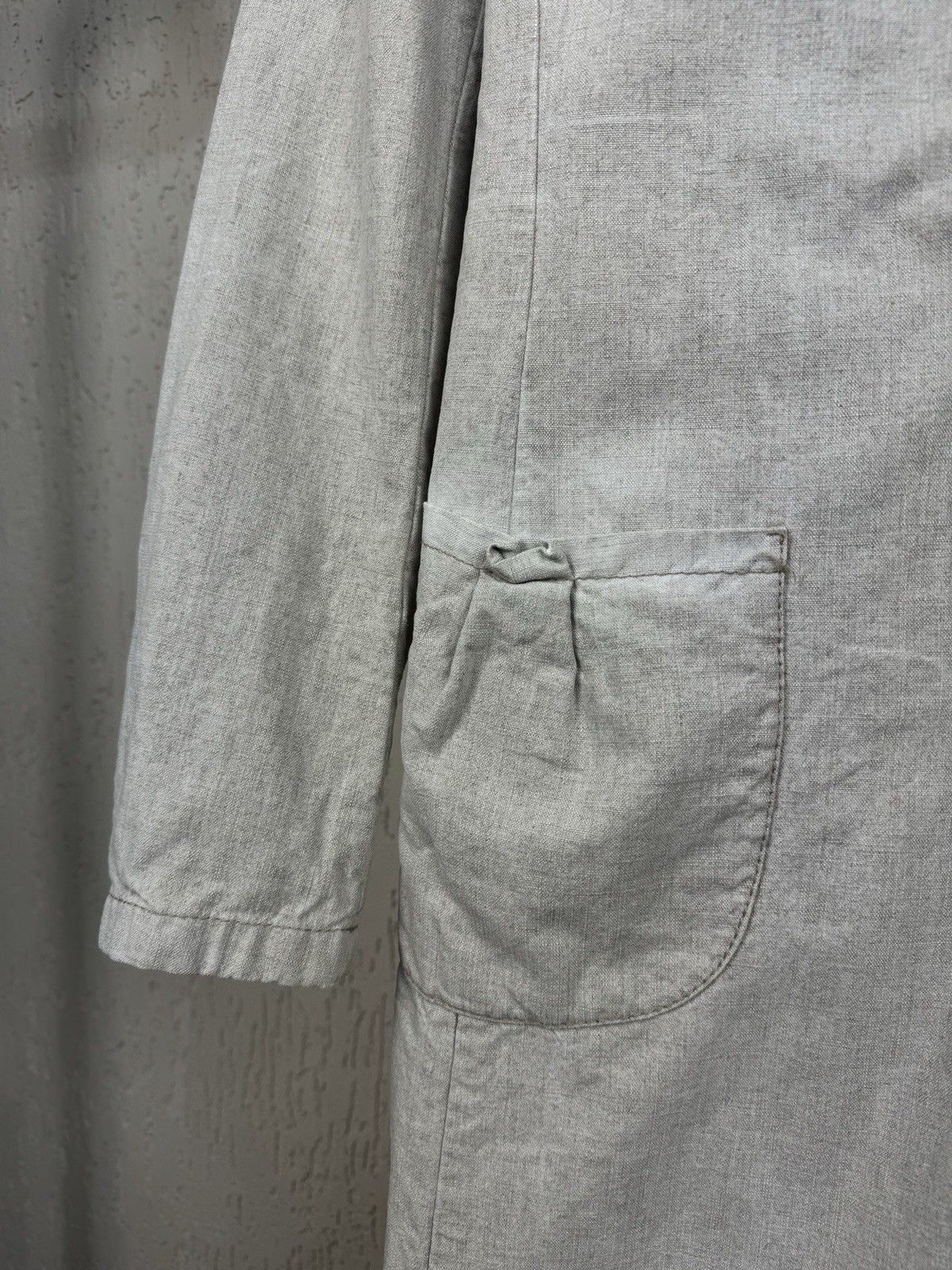 Prada Vintage Prada Sport Woman Luxury Beige Cotton Linen Coat Size M / US 6-8 / IT 42-44 - 10 Thumbnail