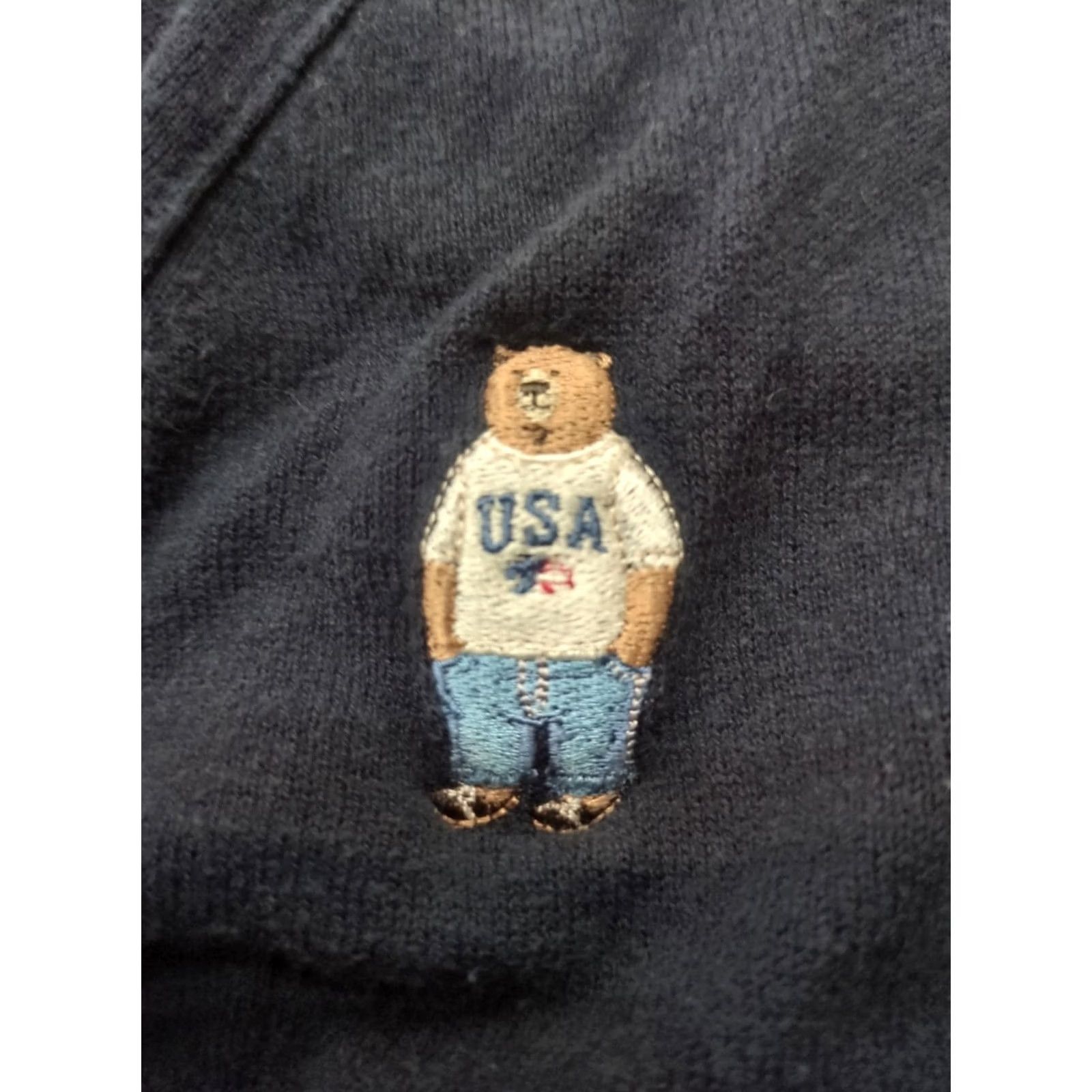 Vintage WHO.A.U Cardigan Sweater Women Round Neck California Dream Blue M USA Bear Size M / US 6-8 / IT 42-44 - 5 Thumbnail