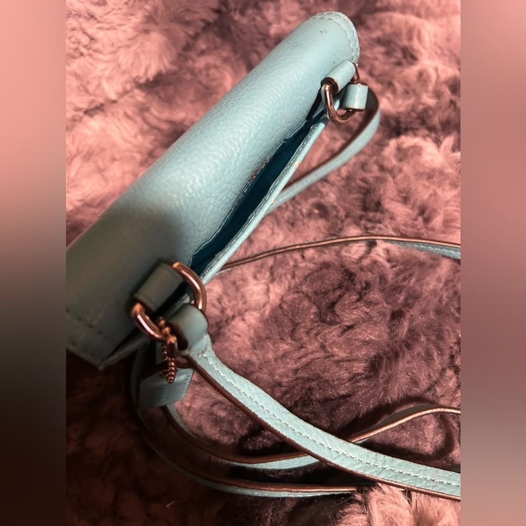 Coach COACH Crossbody Robin’s Egg Blue Purse Wallet Size ONE SIZE - 3 Thumbnail