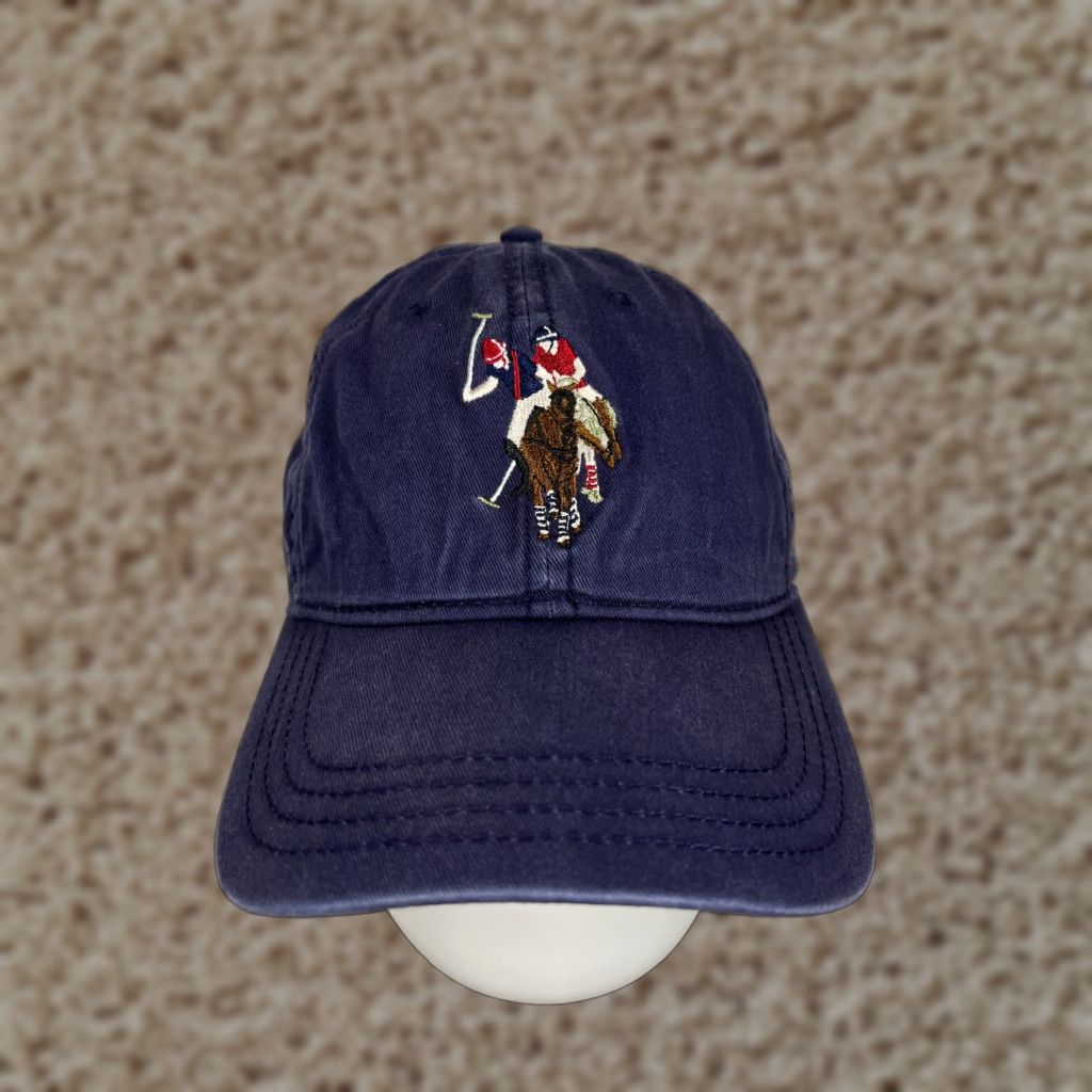 Vintage VINTAGE US Polo Assn. Hat Cap Strap Back Adult Blue Pony Cotton Since 1890 Golf Twill Size US M / EU 48-50 / 2 - 1 Thumbnail