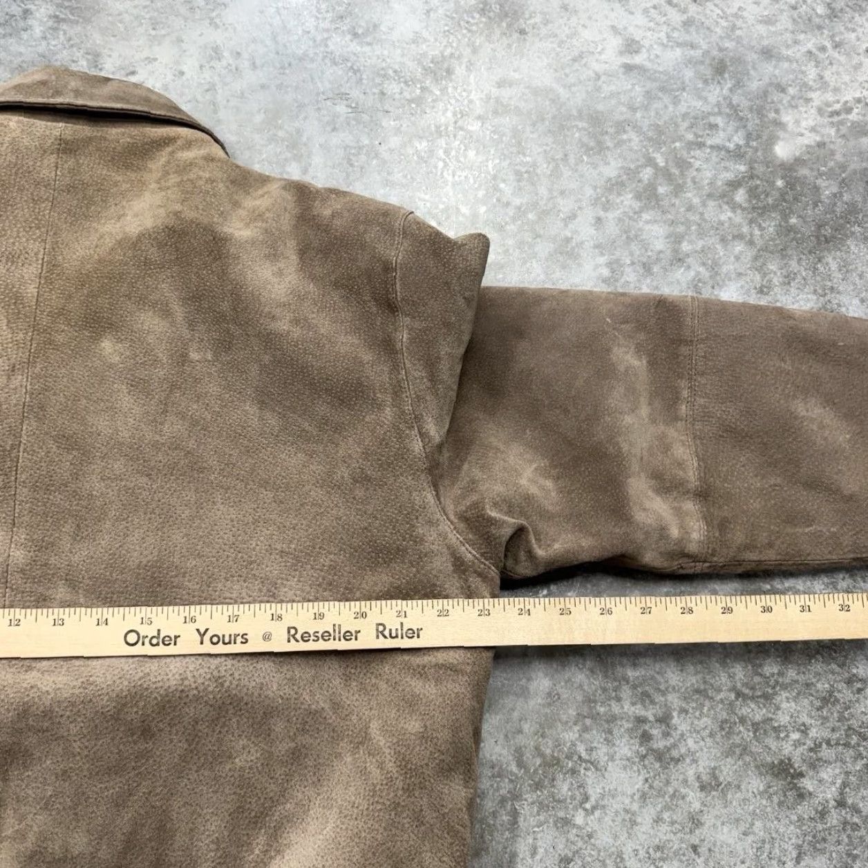 Vintage Vintage Aberdeen Jacket Mens 44 Brown Suede Bomber Sherpa Lined 90s Pigskin Zip Coat Size US S / EU 44-46 / 1 - 7 Thumbnail