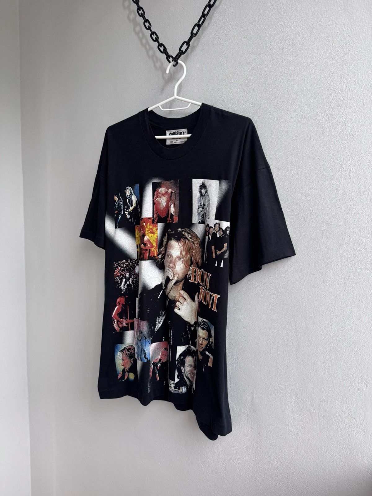 Band Tees Bon Jovi 1999 Vintage 90s Overprinted T Shirt Tee Band Tees Size US XL / EU 56 / 4 - 2 Thumbnail