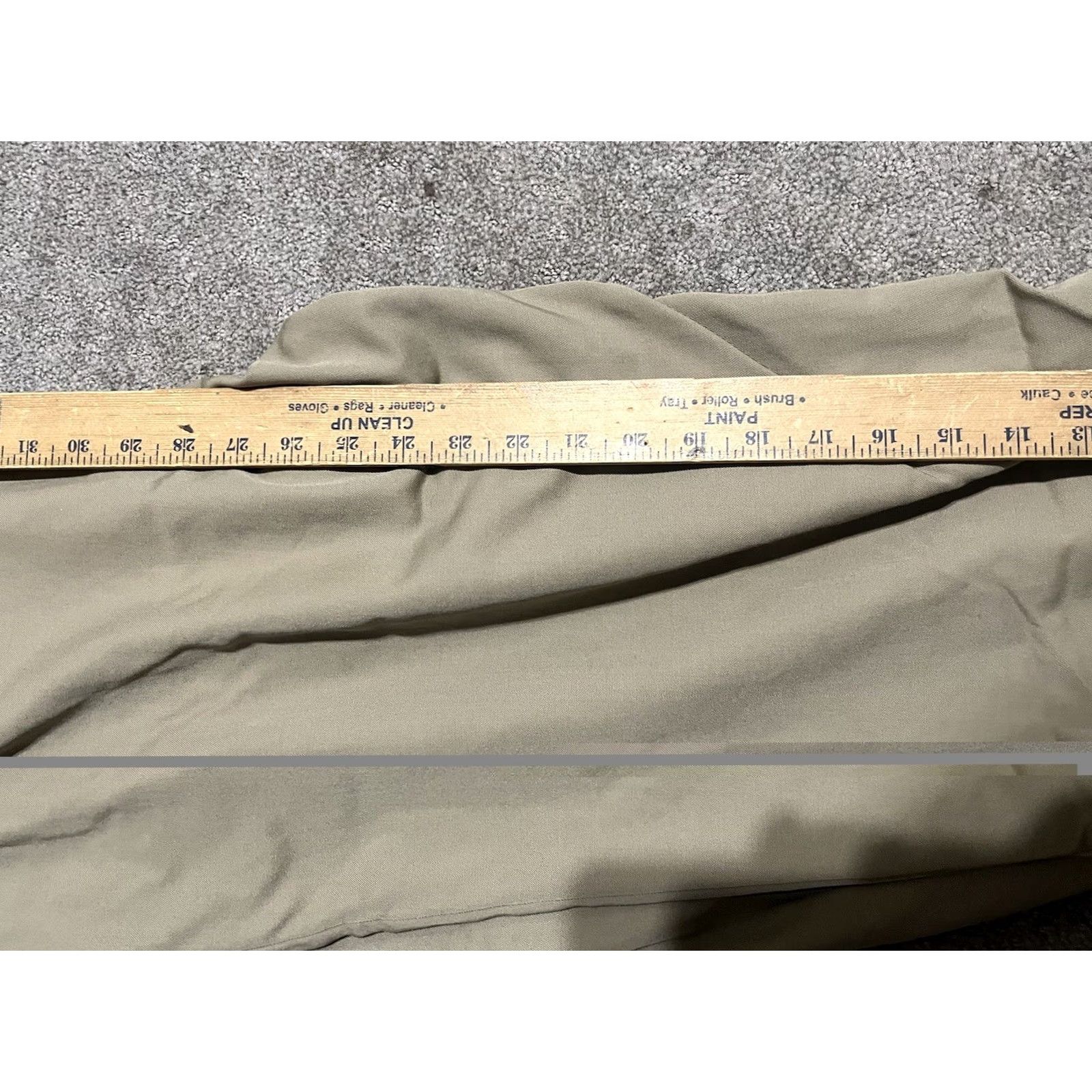 Brooks Brothers Brooks Brothers Wool Pant 44x26 Mens Straight Cuffed Pleated Beige Khaki Hemmed Dress Pants Regient Designer Size US 44 / EU 60 - 6 Thumbnail