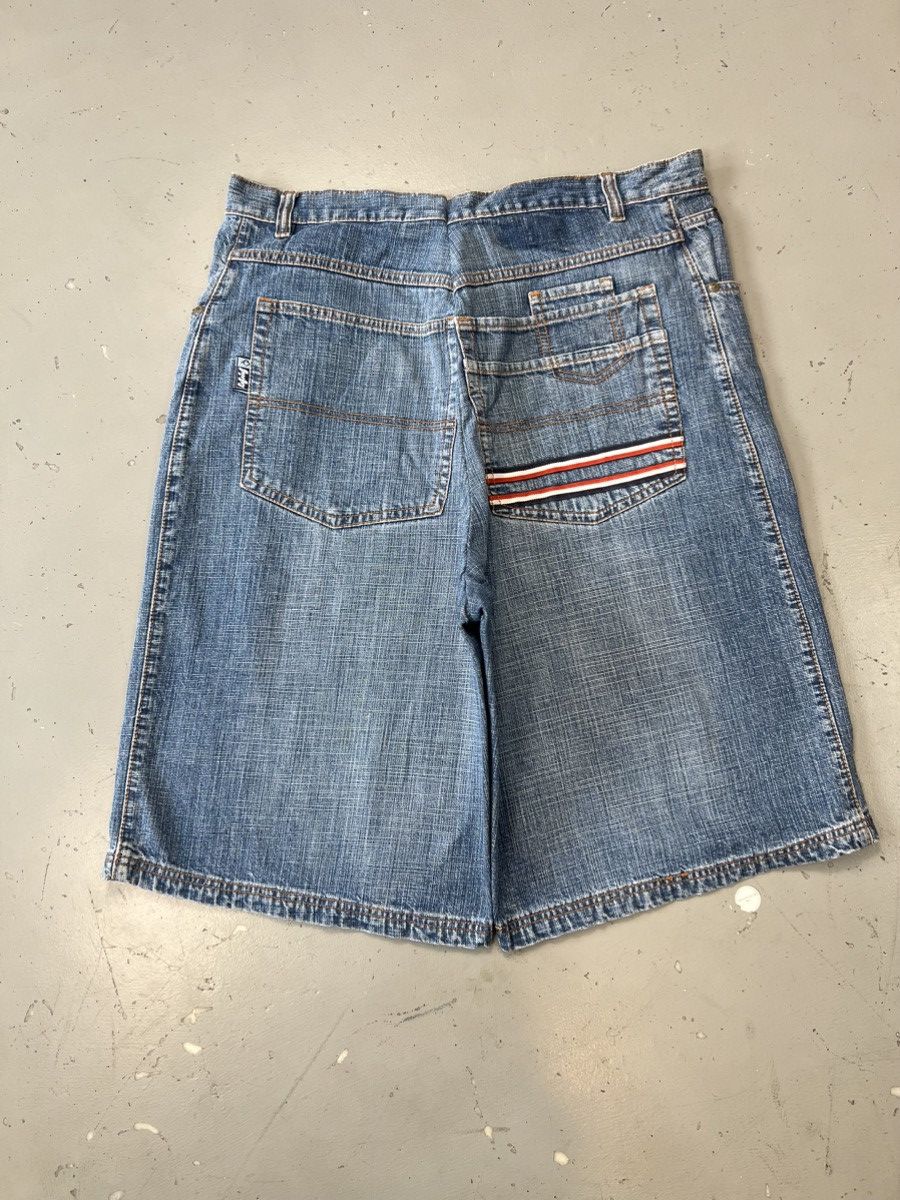Vintage Vintage Y2K crazy embroidered jort Size US 36 / EU 52 - 8 Thumbnail
