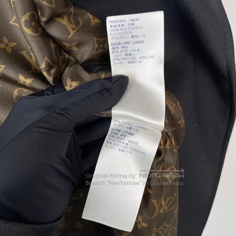Louis Vuitton Louis Vuitton Black blazer Size XS / US 0-2 / IT 36-38 - 7 Thumbnail