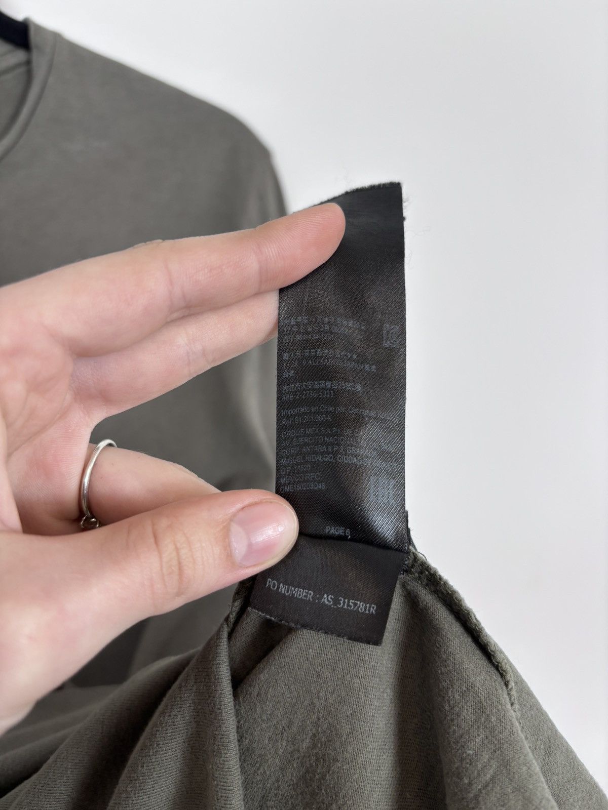 Allsaints AllSaints Brace Tonic Crew Men’s Olive Green T-Shirt Tee Size US S / EU 44-46 / 1 - 13 Thumbnail