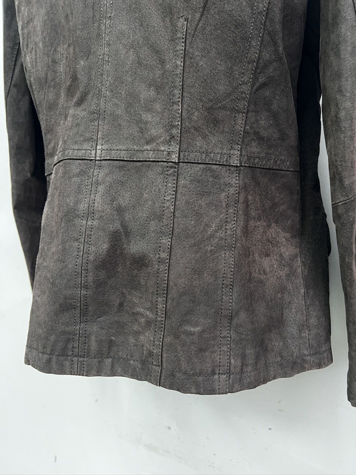 Hysteric Glamour Suede leather fur collar gothic leather jacket y2k style Size US M / EU 48-50 / 2 - 9 Thumbnail