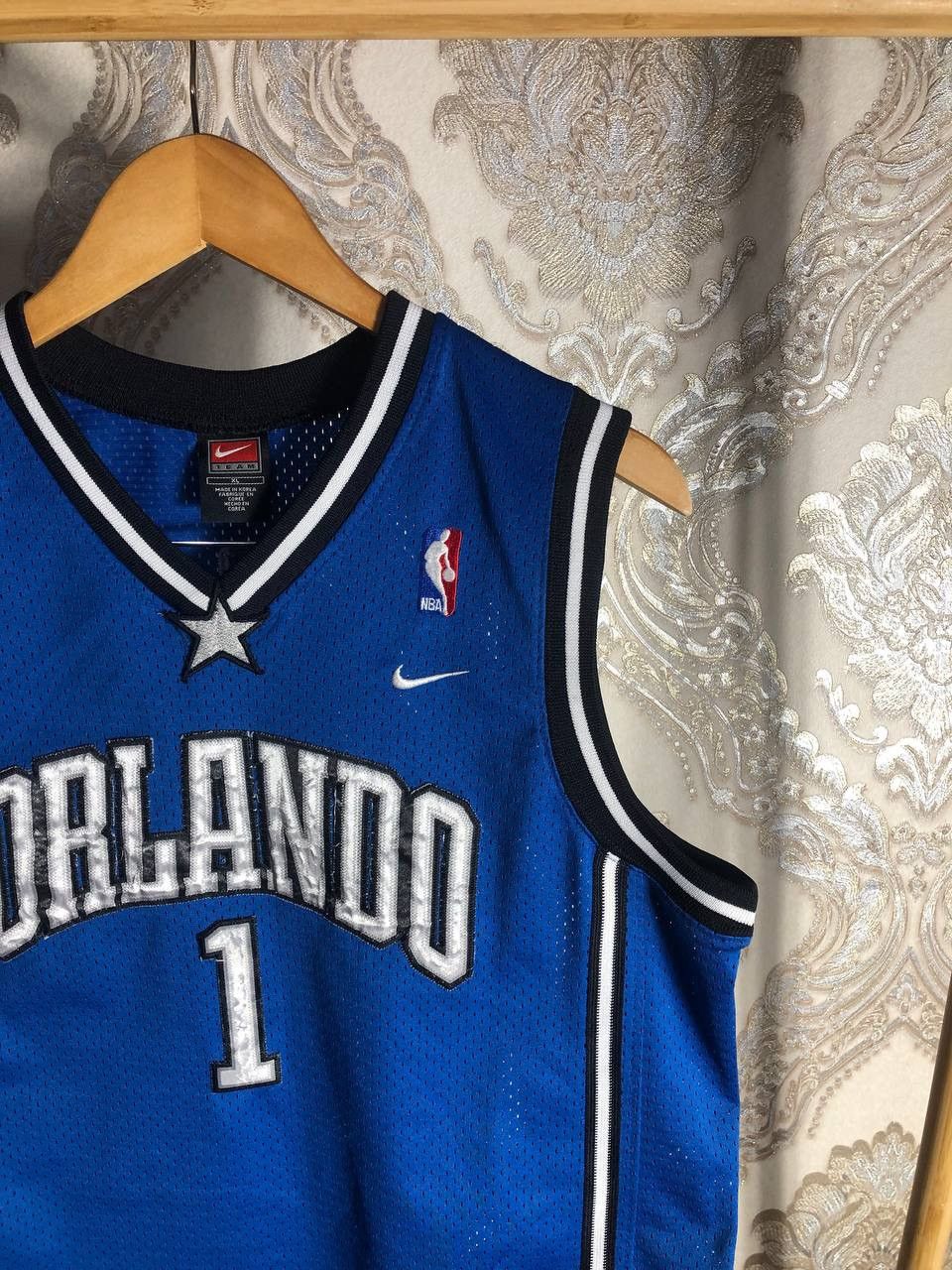 Nike × Vintage VERY RARE ORLANDO MAGIC MCGRADY 1 NBA JERSEY RETRO 90s Y2K Size US XL / EU 56 / 4 - 2 Thumbnail