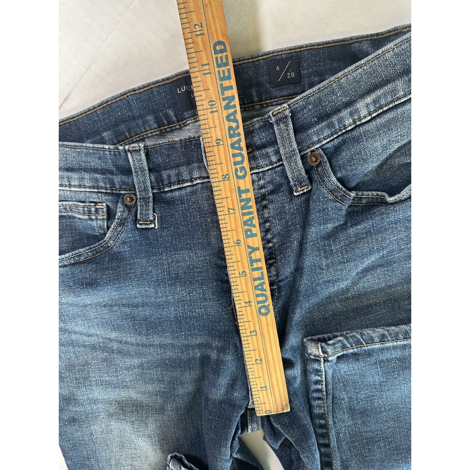 Lucky Brand Lucky Brand Jeans Mid Rise Crop AVA 6/28 Blue Streetwear Size 28" / US 6 / IT 42 - 10 Thumbnail