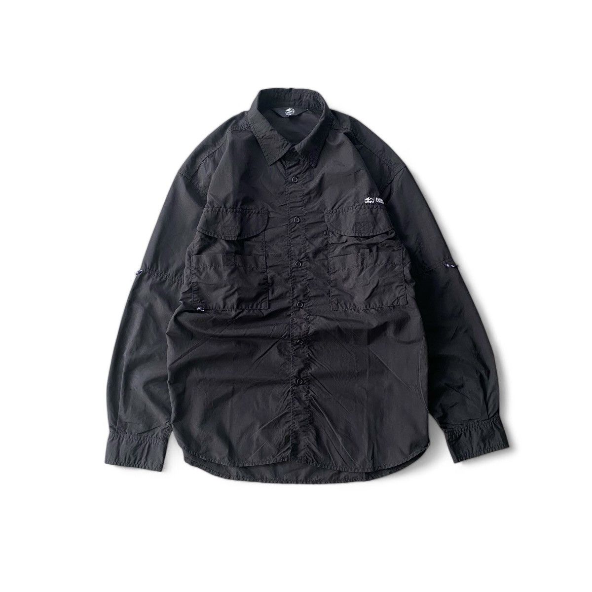 Japanese Brand UTILITY MULTIPOCKET OUTDOOR NYLON SHIRT BUTTON UP Size US L / EU 52-54 / 3 - 2 Thumbnail