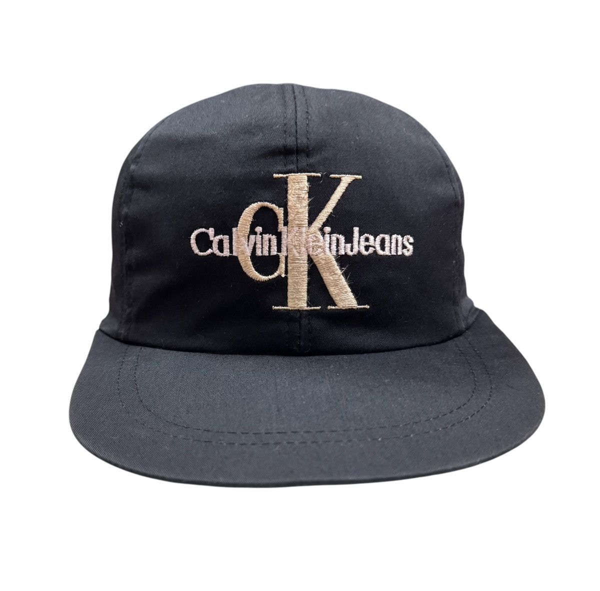 Calvin Klein Vtg🔥Calvin Klein Ck Embroidery Og Logo Caps Size ONE SIZE - 2 Thumbnail