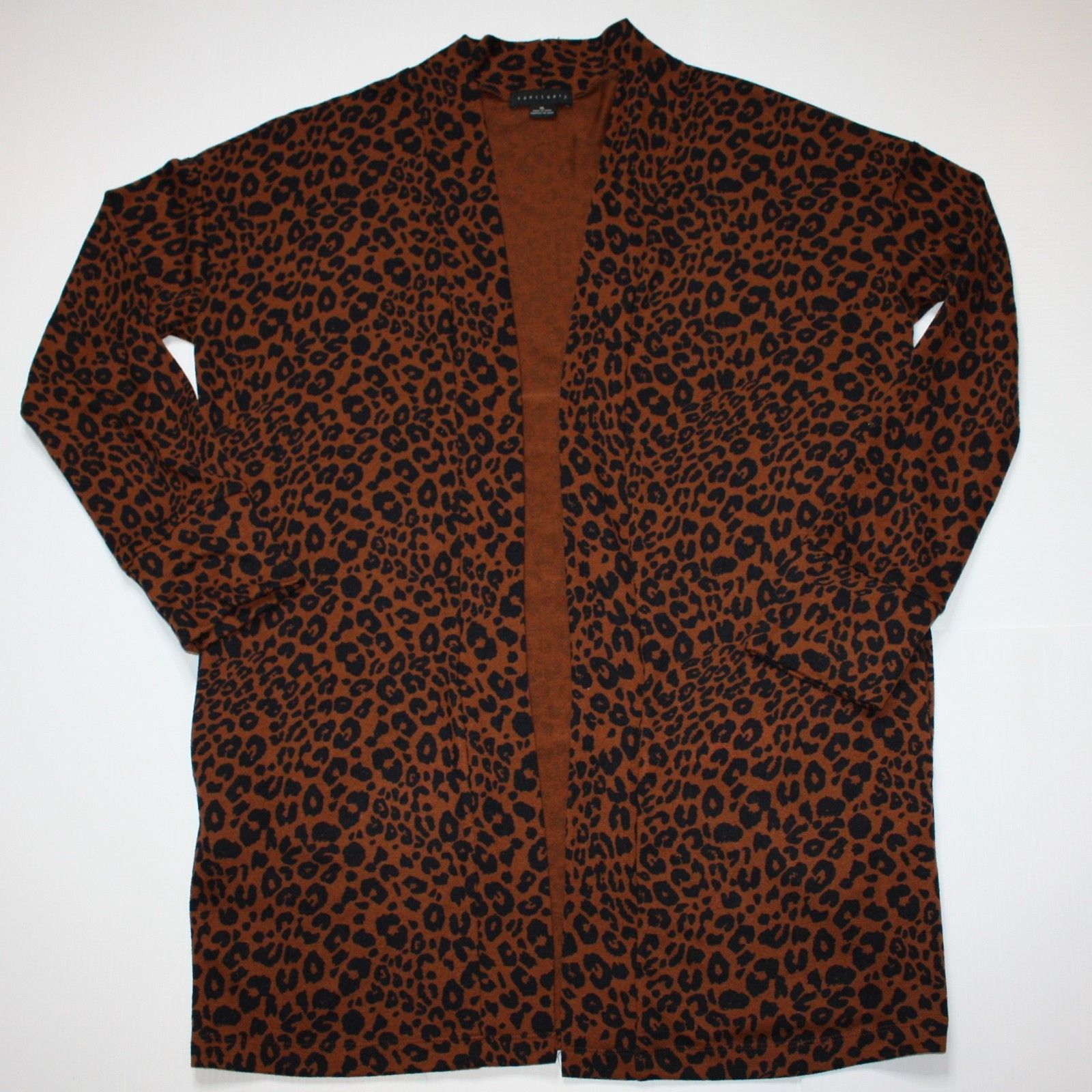 Sanctuary Lenox Leopard Print Open Cardigan Sweater in size XL Size XL / US 12-14 / IT 48-50 - 2 Thumbnail