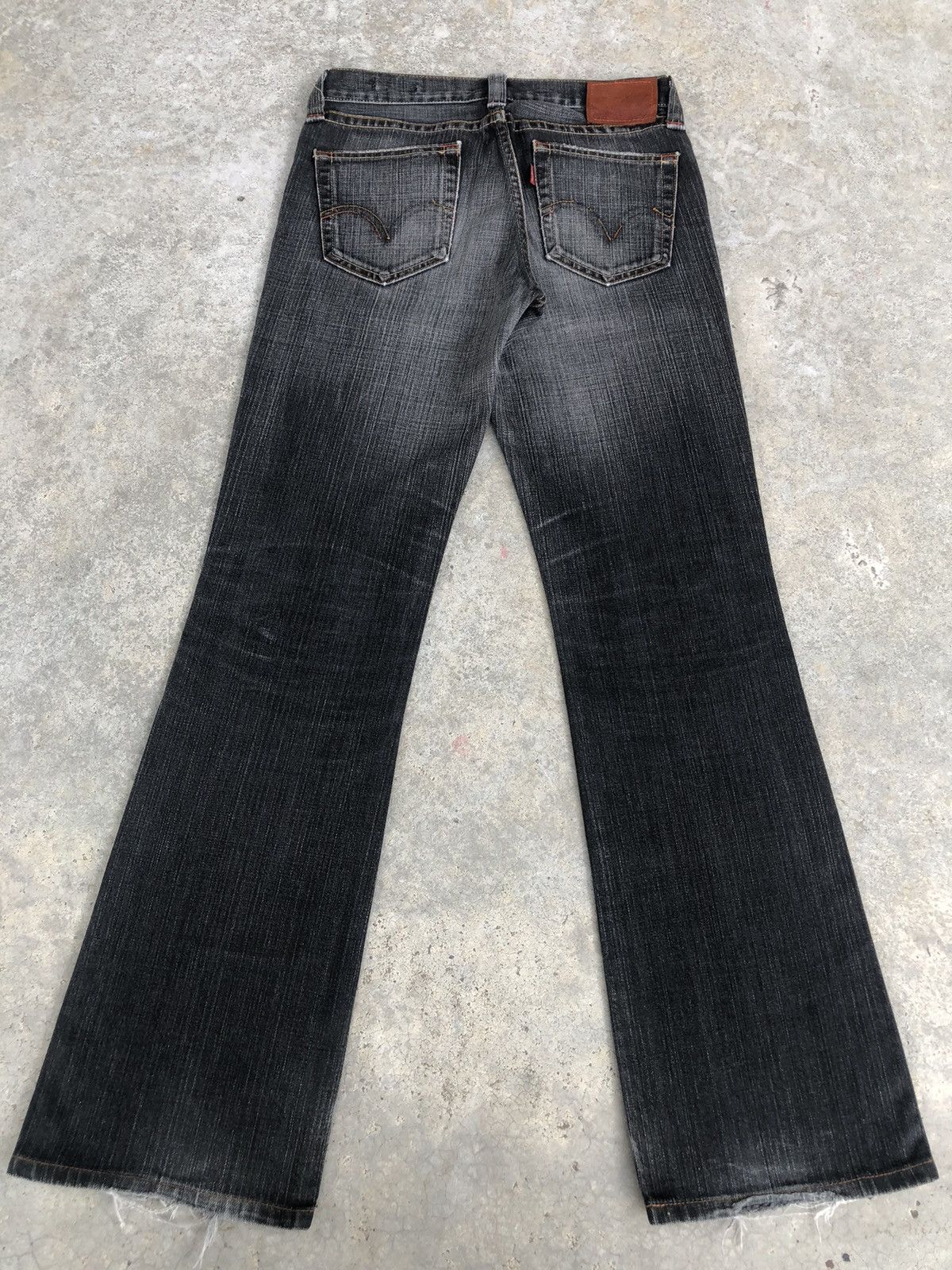 Levi's Y2k Levis 517 Flared Jeans Distressed Jeans Size US 29 - 2 Thumbnail