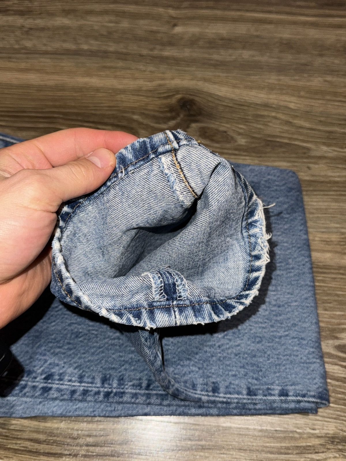 Levi's × Vintage VINTAGE 90s Levi’s 501 Baggy Rare y2k Workwear Japan Jeans Size US 32 / EU 48 - 19 Thumbnail