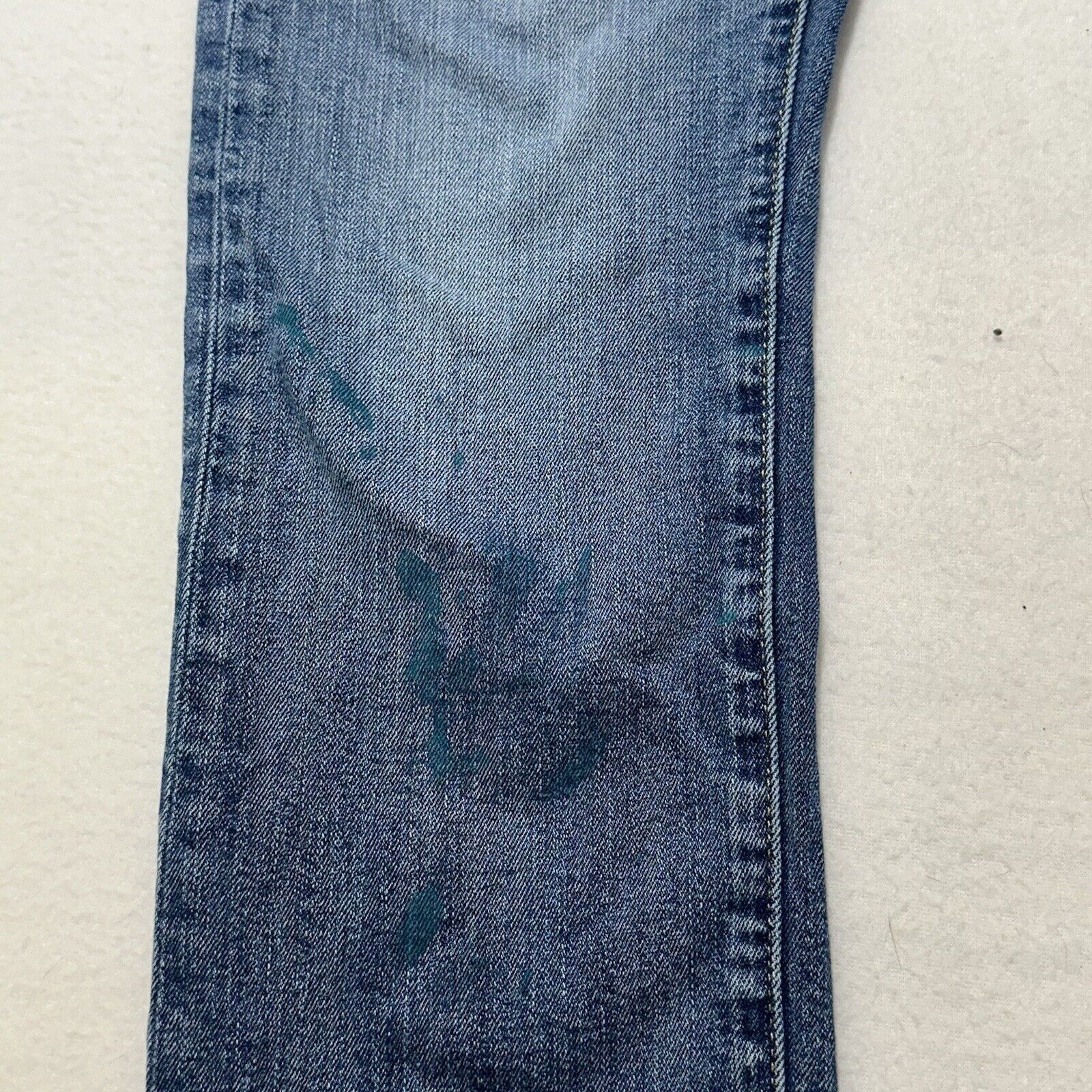 Vineyard Vines Vineyard Vines 28x30 Blue Skinny Jeans Denim Paint Stained Size 28" / US 6 / IT 42 - 3 Thumbnail