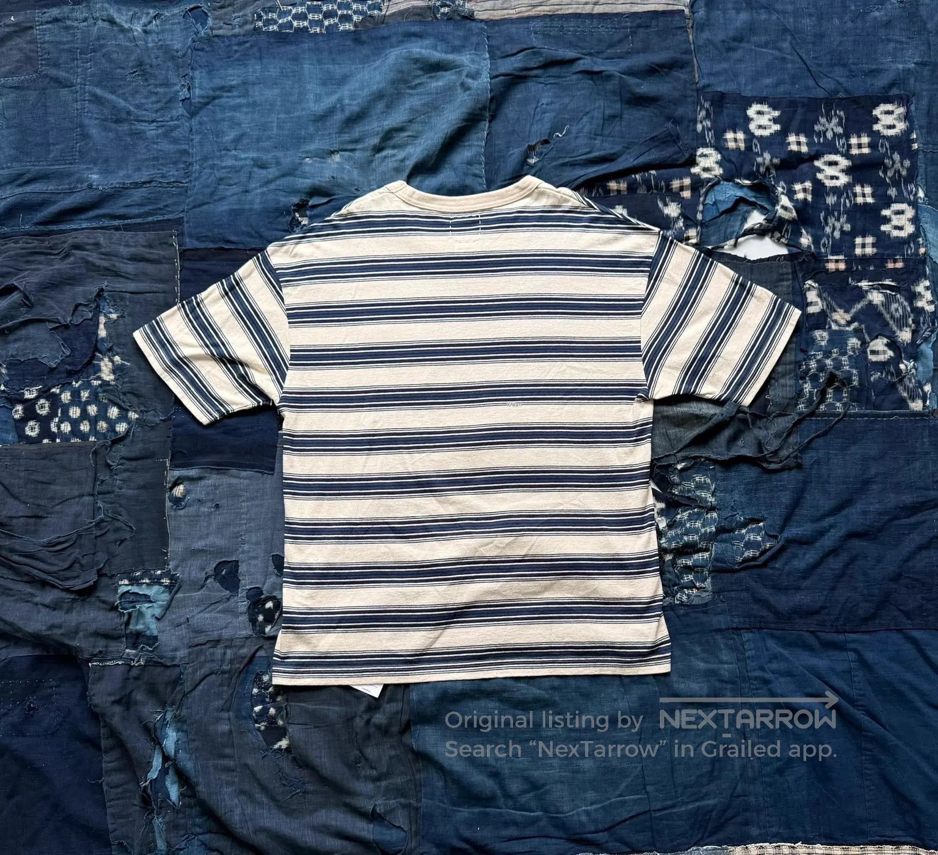 Visvim Striped Short Sleeve Pocket T. Size US XL / EU 56 / 4 - 2 Thumbnail