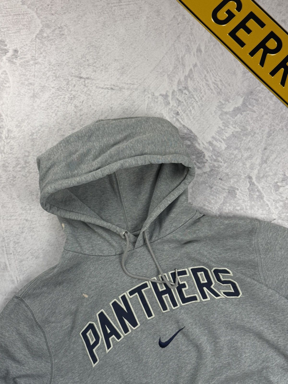 Nike × Vintage NIKE VINTAGE PANTHERS CENTER LOGO OVERSIZE BOXY HOODIE Size US XL / EU 56 / 4 - 4 Thumbnail