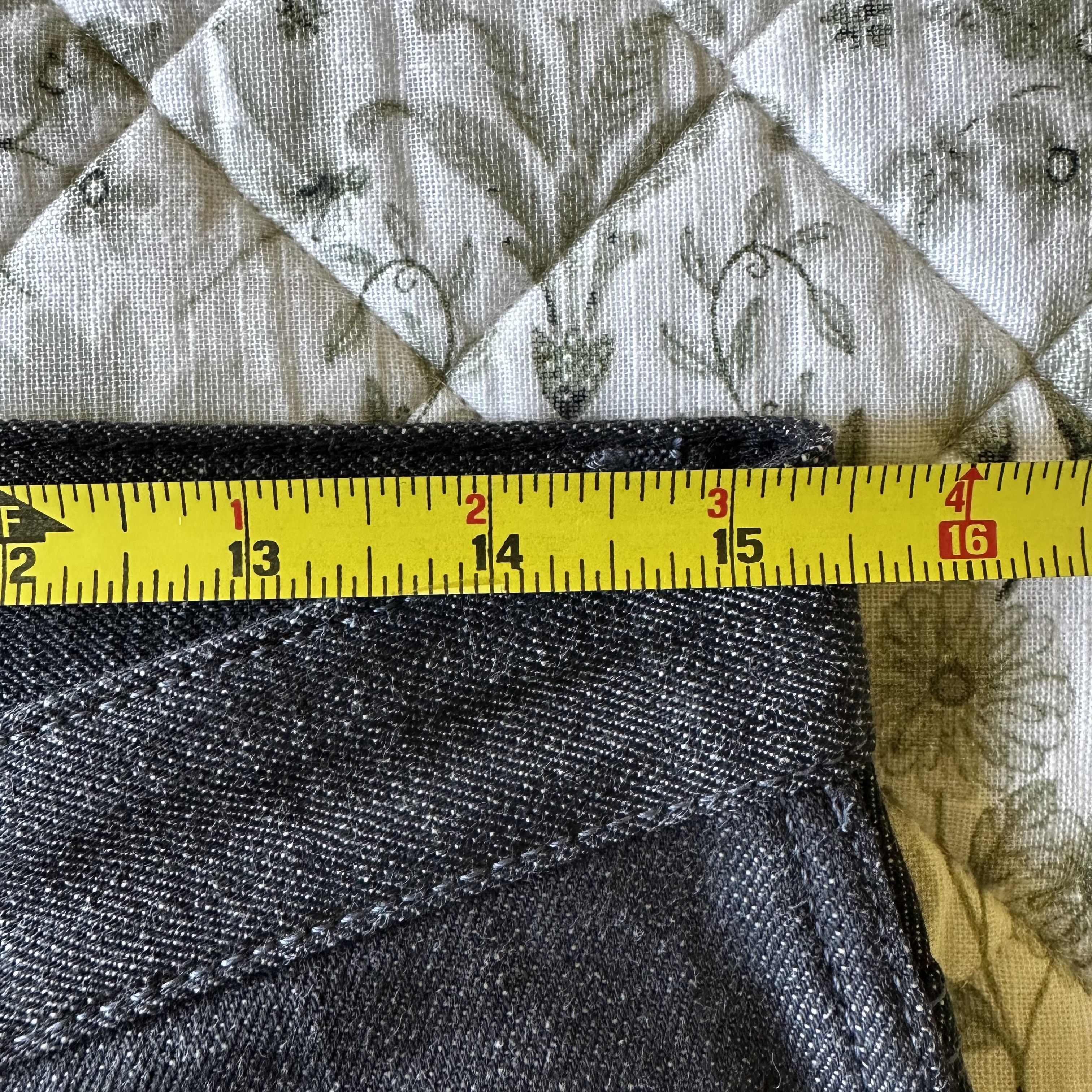 Louis Vuitton LOUIS VUITTON Dk Grey RAW COTTON DENIM Slim JEANS Sz 40 FR Size US 31 - 16 Thumbnail