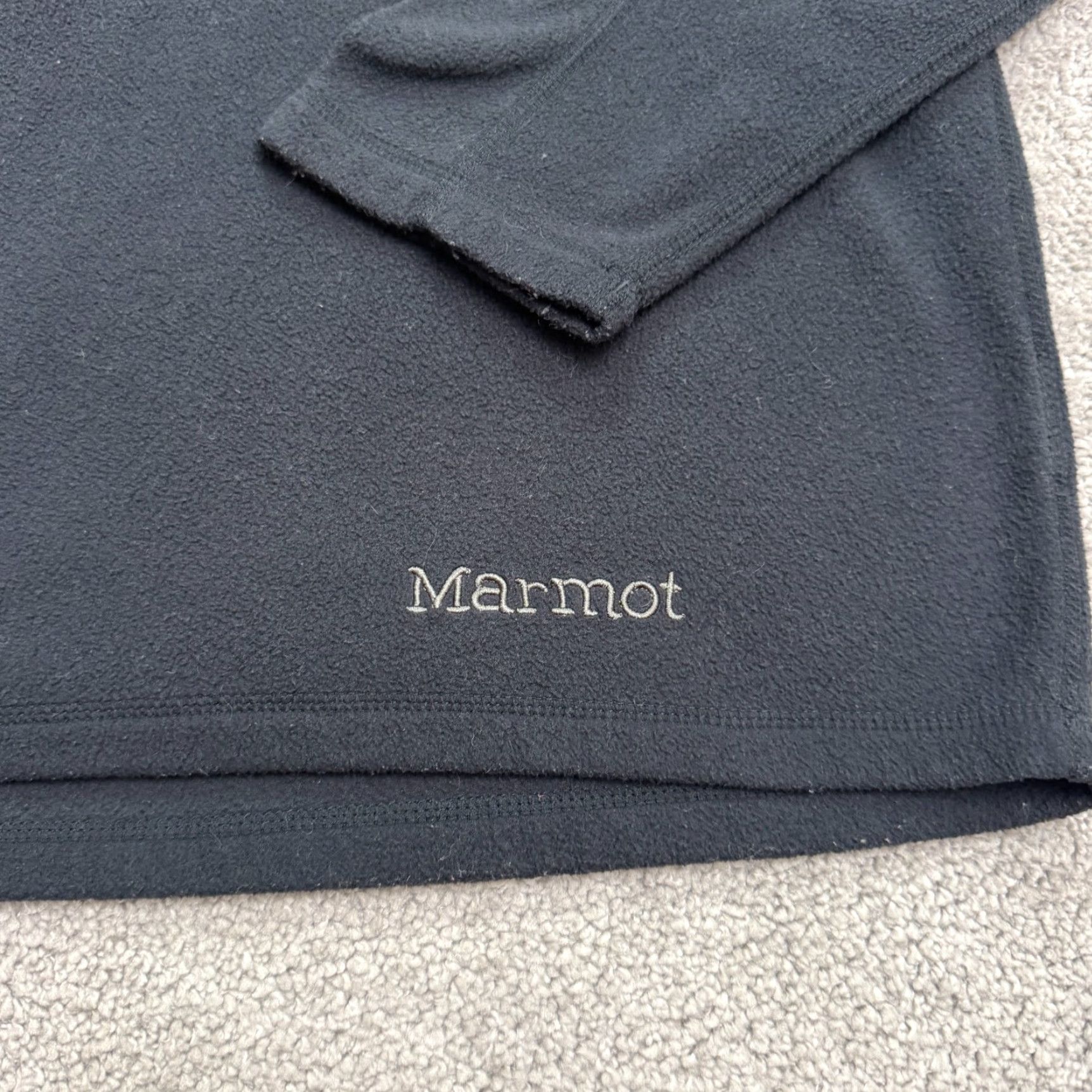 Marmot Marmot Jacket Mens Medium Black Fleece 1/4 Zip Dascena Pullover Outdoor Regular Casual, Travel Overall Outdoor Style: Classic, Outdoor Size US M / EU 48-50 / 2 - 5 Thumbnail
