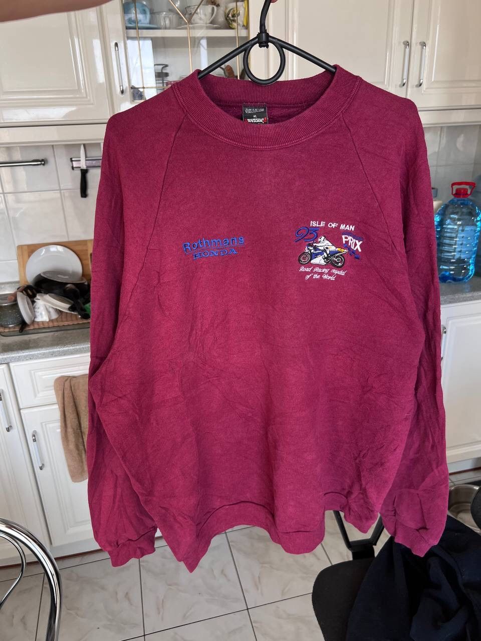 Japanese Brand Vintage 1993 Honda Rothmans Racing Team Sweatshirt Crewneck Size US XL / EU 56 / 4 - 7 Thumbnail