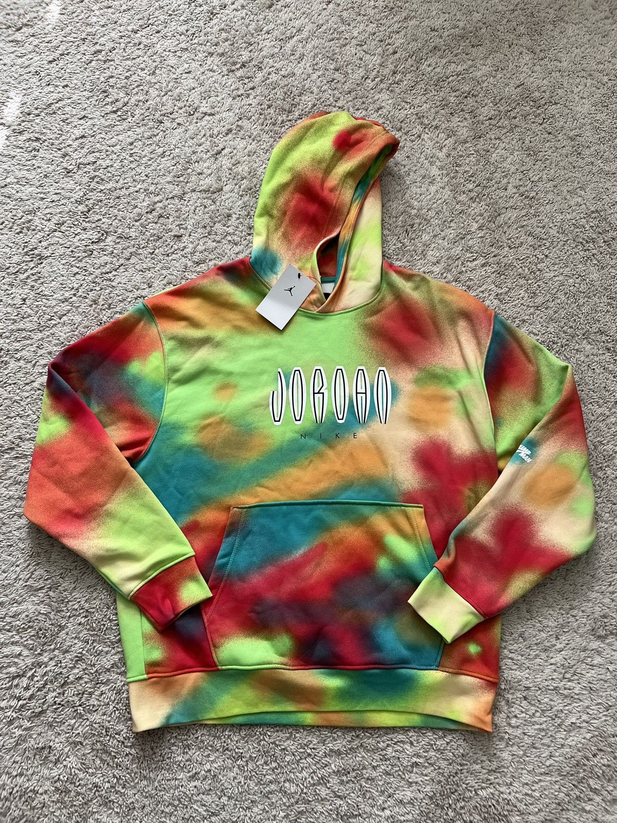 Jordan Brand Nike Air Jordan Flight MVP Pullover Hoodie Tie Dye Size US L / EU 52-54 / 3 - 5 Thumbnail