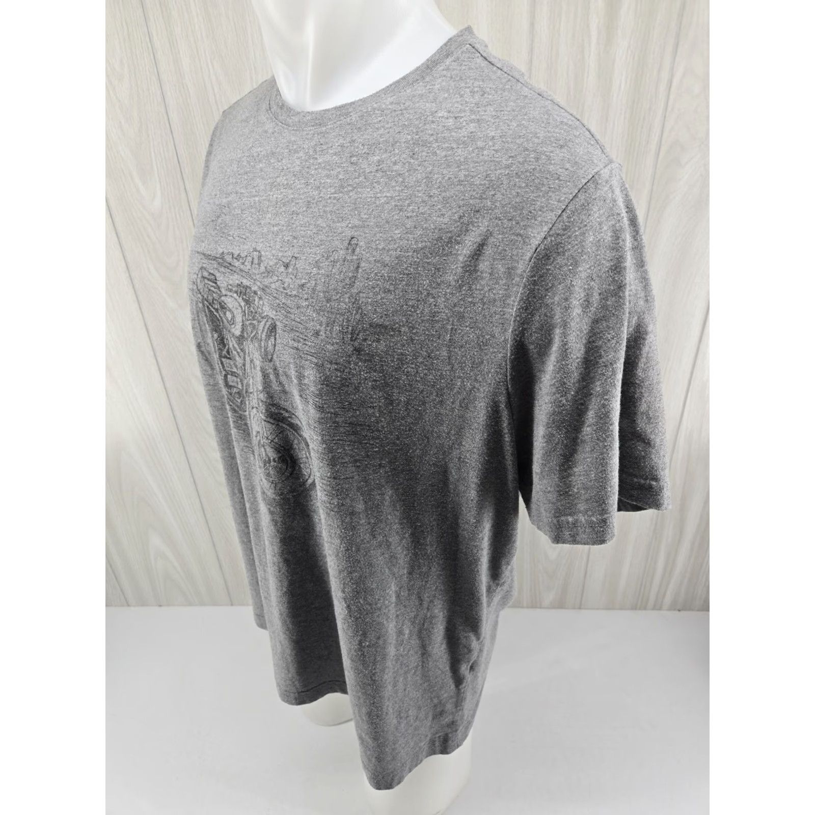 Banana Republic VINTAGE Banana Republic Men's Short Sleeve Shirt Motorcycle Gray XL Size US XL / EU 56 / 4 - 5 Thumbnail