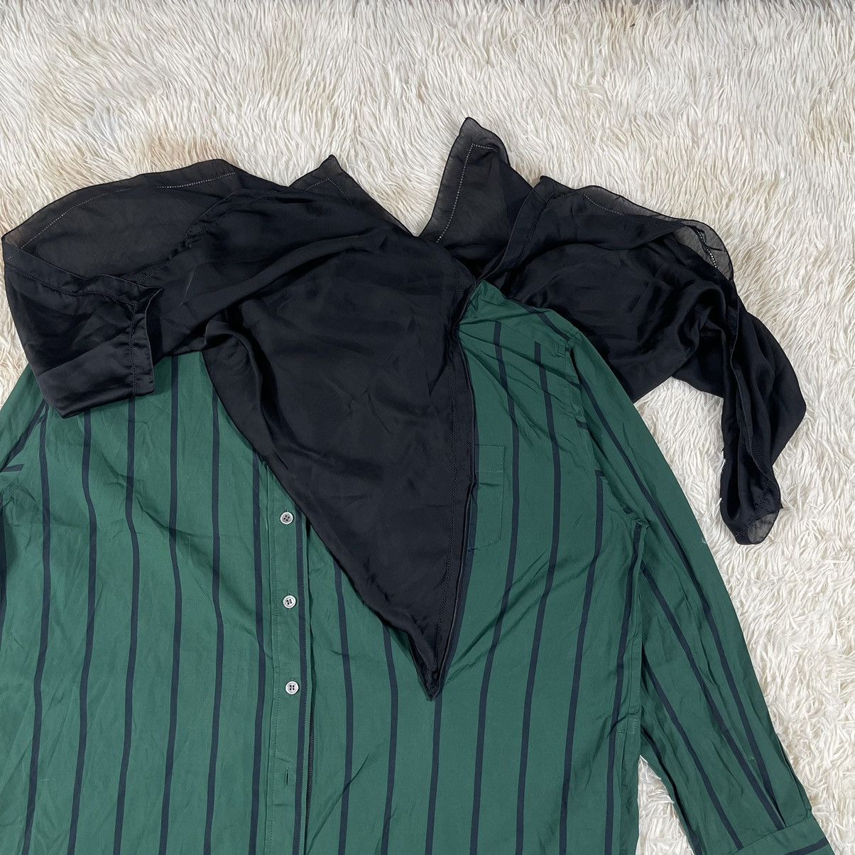 Sacai Sacai Deconstructed Buttons Down Dress Size XS / US 0-2 / IT 36-38 - 3 Thumbnail