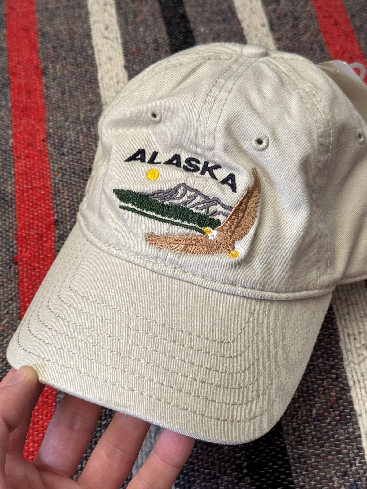 Vintage Vintage 00’s Alaska USA Athlt Cap Size ONE SIZE - 2 Thumbnail