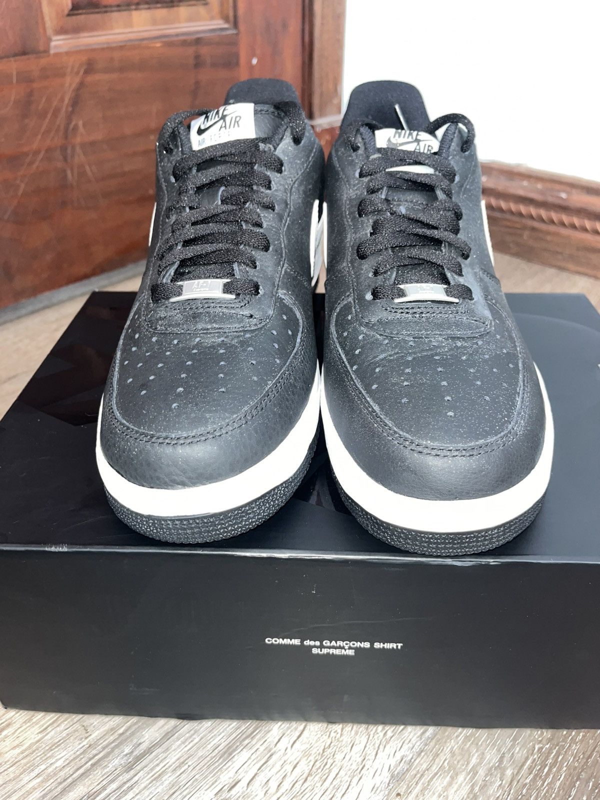 Comme des Garcons SHIRT × Supreme Supreme x CDG x Nike Split Logo AF1 Size US 10 / EU 43 - 10 Thumbnail