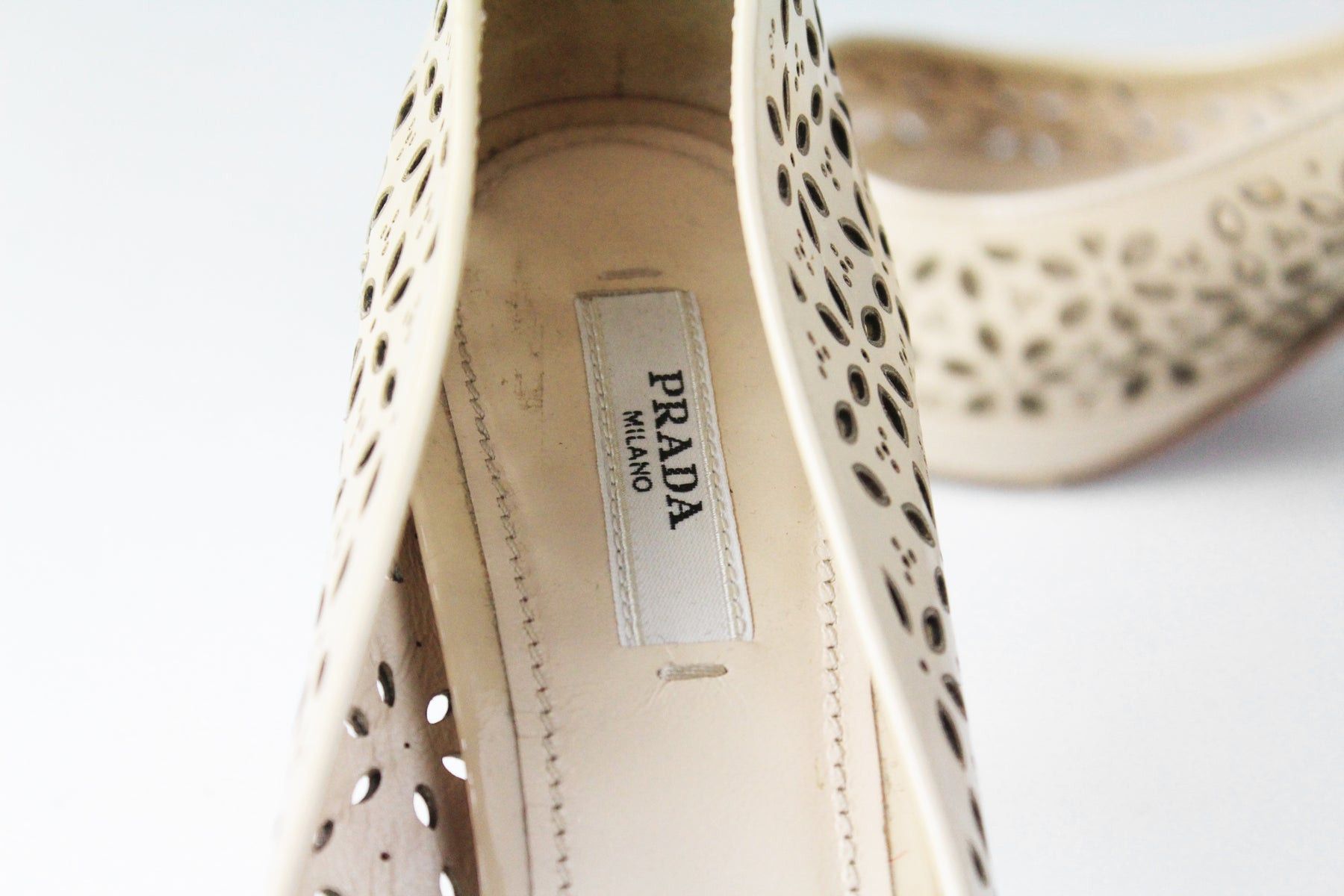 Prada Prada Heels Shoes Women's EUR 37 Size US 7 / IT 37 - 8 Thumbnail