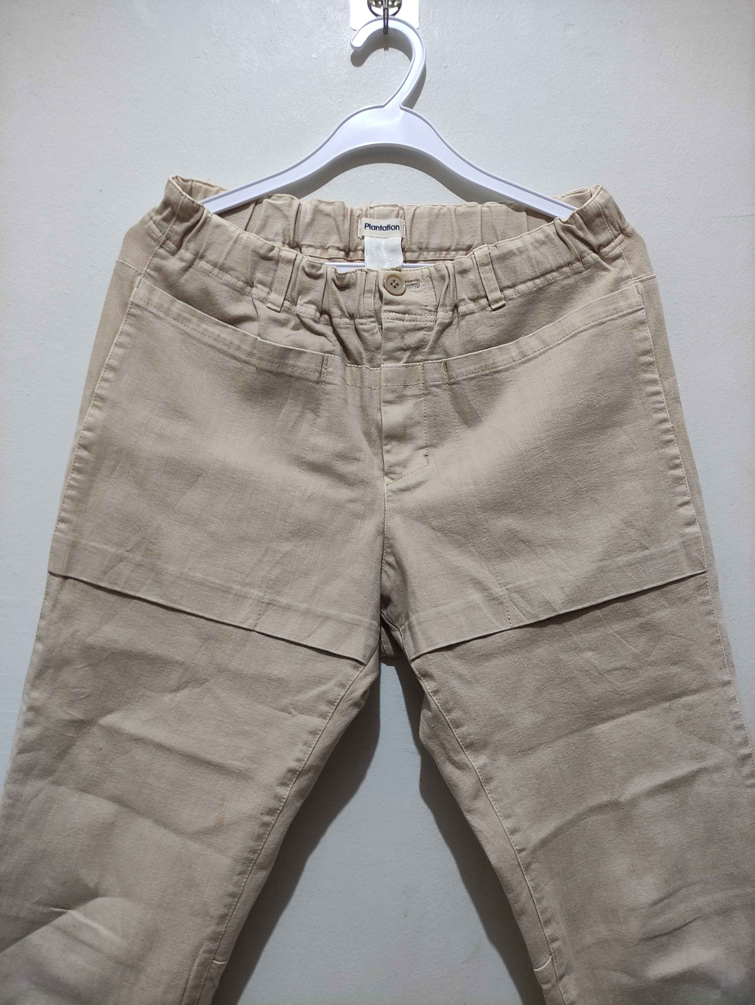 Issey Miyake Plantation Issey Miyake Green Wide Legged Pants Size 31" - 6 Thumbnail