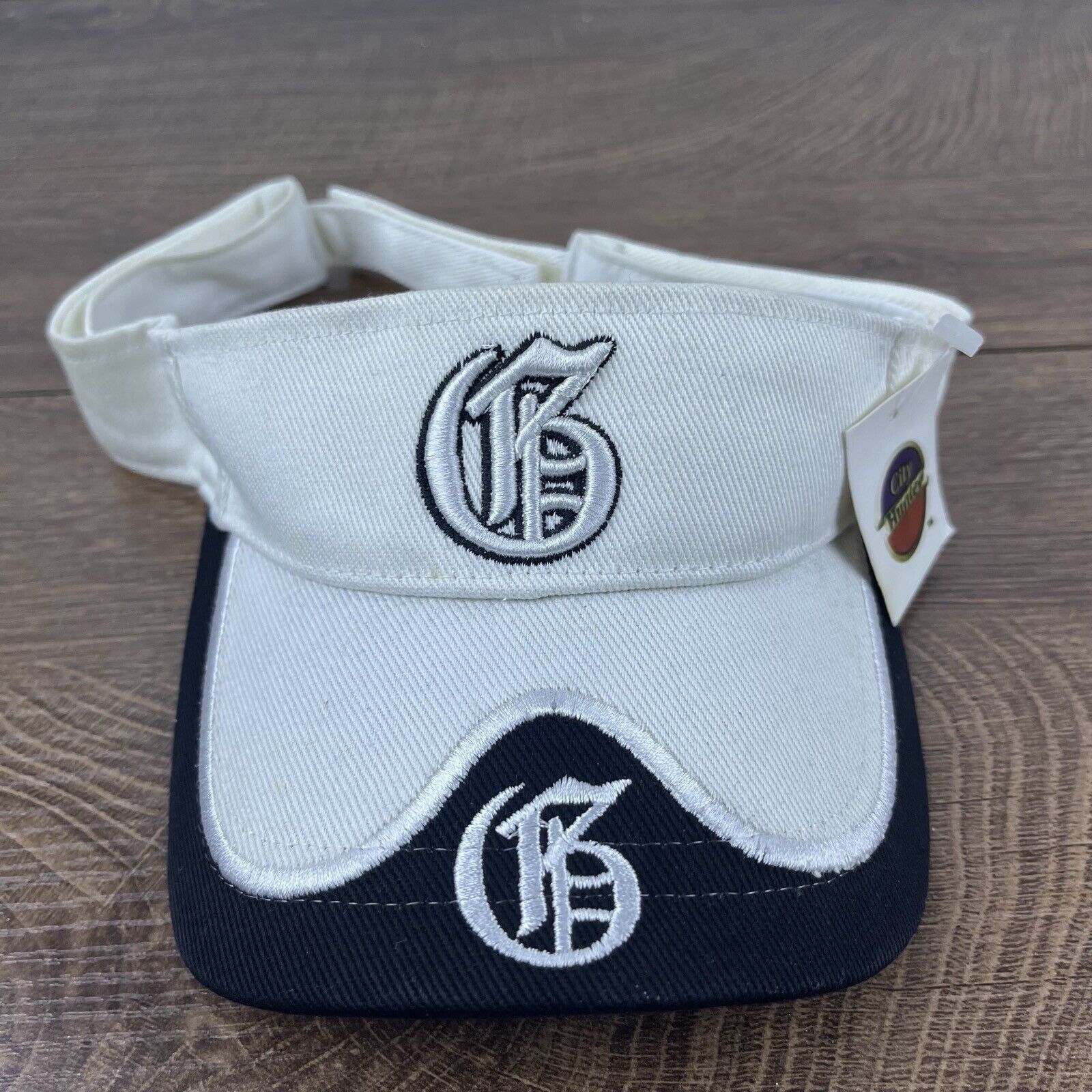 Other Cincinnati Visor Hat White Cap Hat Cincy Adjustable Hat Whit Size ONE SIZE - 4 Thumbnail