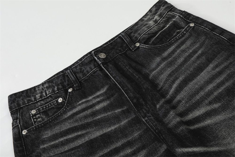 Vintage Punk Retro Washed Wide-Leg Distressed Casual Jeans Size US 32 / EU 48 - 3 Thumbnail