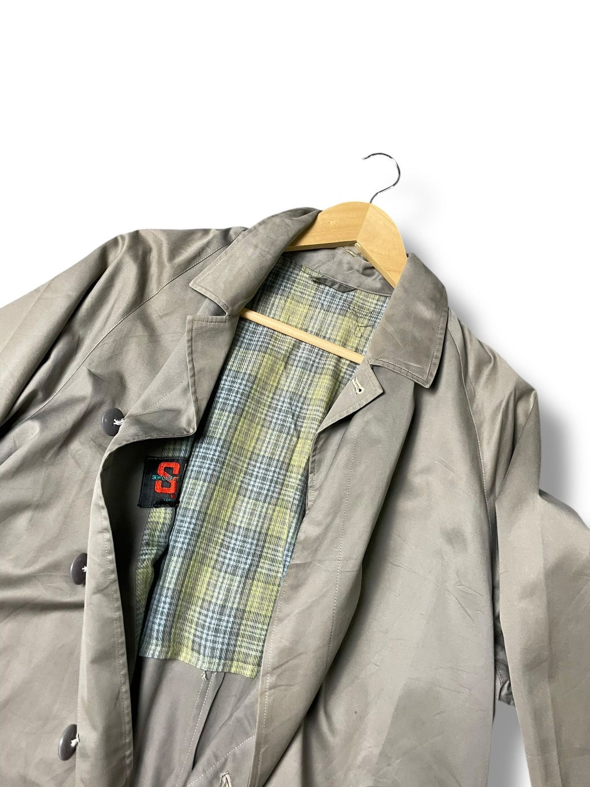 Japanese Brand × Vintage Japanese Brand Hidden Button Long Jacket (78) Size US S / EU 44-46 / 1 - 6 Thumbnail