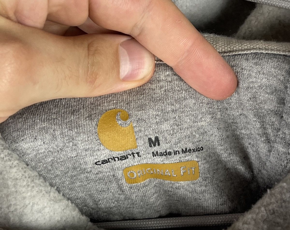 Carhartt Carhartt vintage grey oversized pocket logo hoodie Size US M / EU 48-50 / 2 - 7 Thumbnail