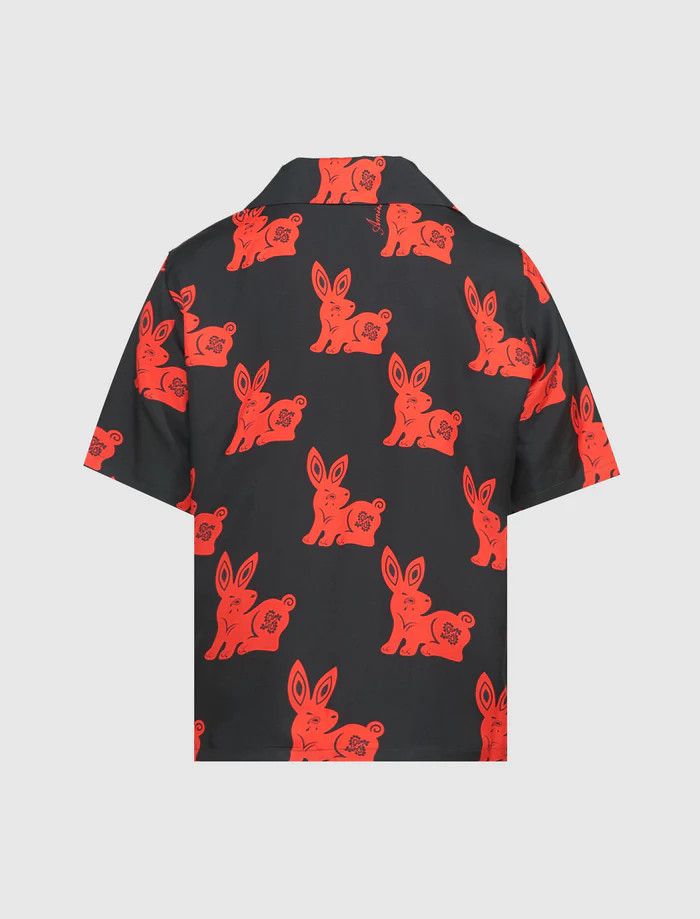 Amiri o1y0525 Patterned Shirt in Red/Black Size US M / EU 48-50 / 2 - 3 Thumbnail