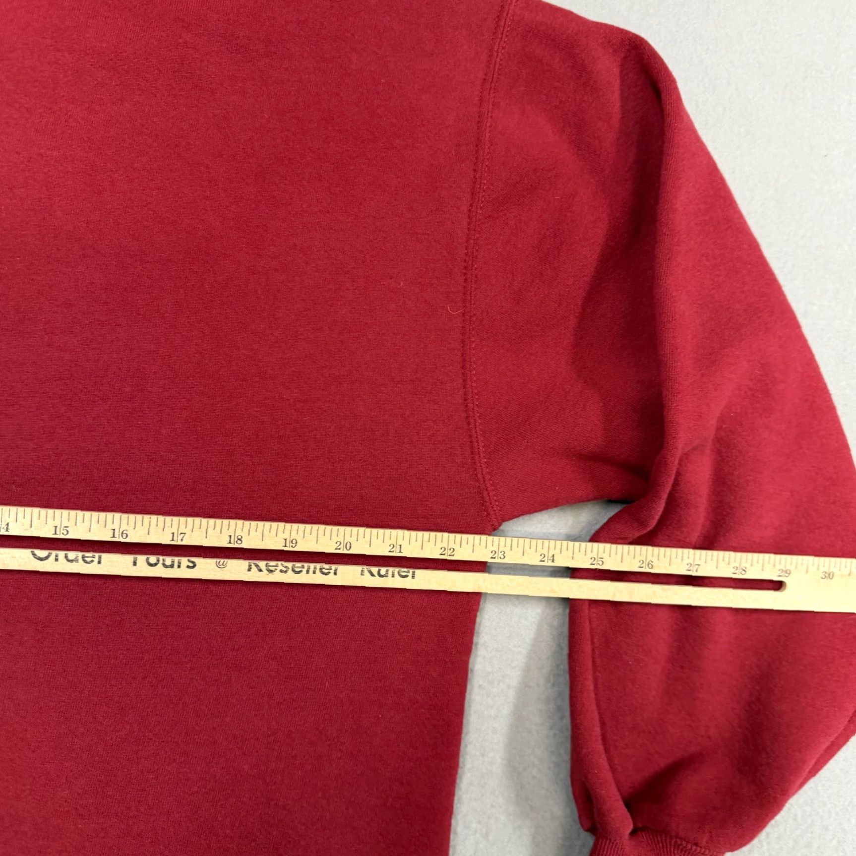 Russell Athletic VINTAGE Russell Athletic Sweatshirt Mens L Red Crewneck Pullover USA 90s Size US L / EU 52-54 / 3 - 4 Thumbnail