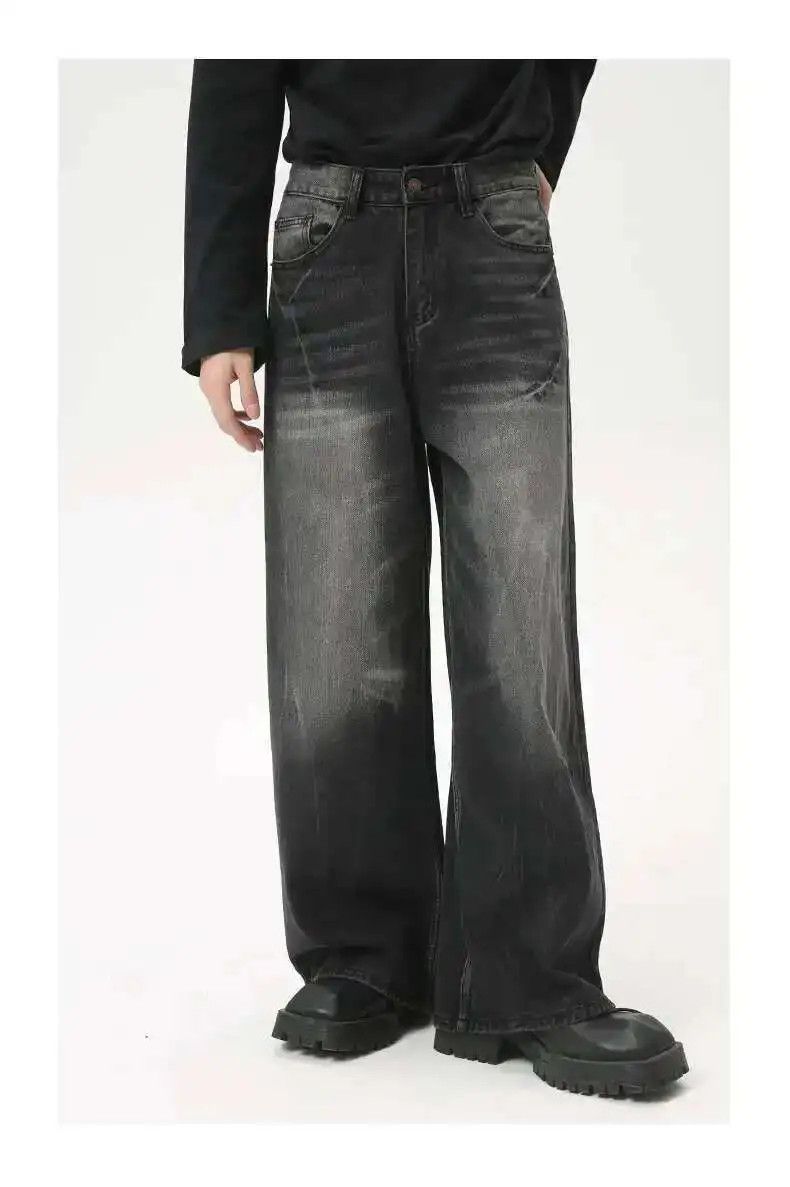 Japanese Brand Baggy Wide Leg Denim Jeans Size US 32 / EU 48 - 3 Thumbnail