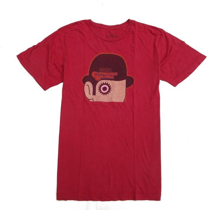 Vintage 2009 Clockwork Orange T Shirt tee In Red Grapes Colour Wta Size US M / EU 48-50 / 2 - 2 Thumbnail