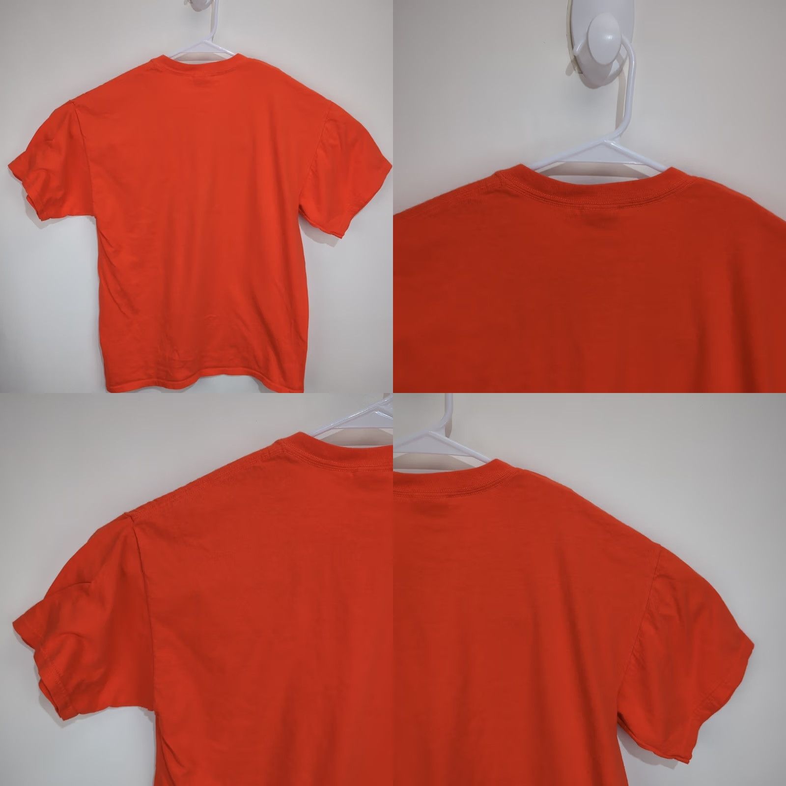 Gildan VINTAGE Michigan Deer Large T Shirt Nature Destination Hunt Orange Hunting Gildan Heavy Cotton Men L Orange Deer Logo 90s Size US L / EU 52-54 / 3 - 8 Thumbnail