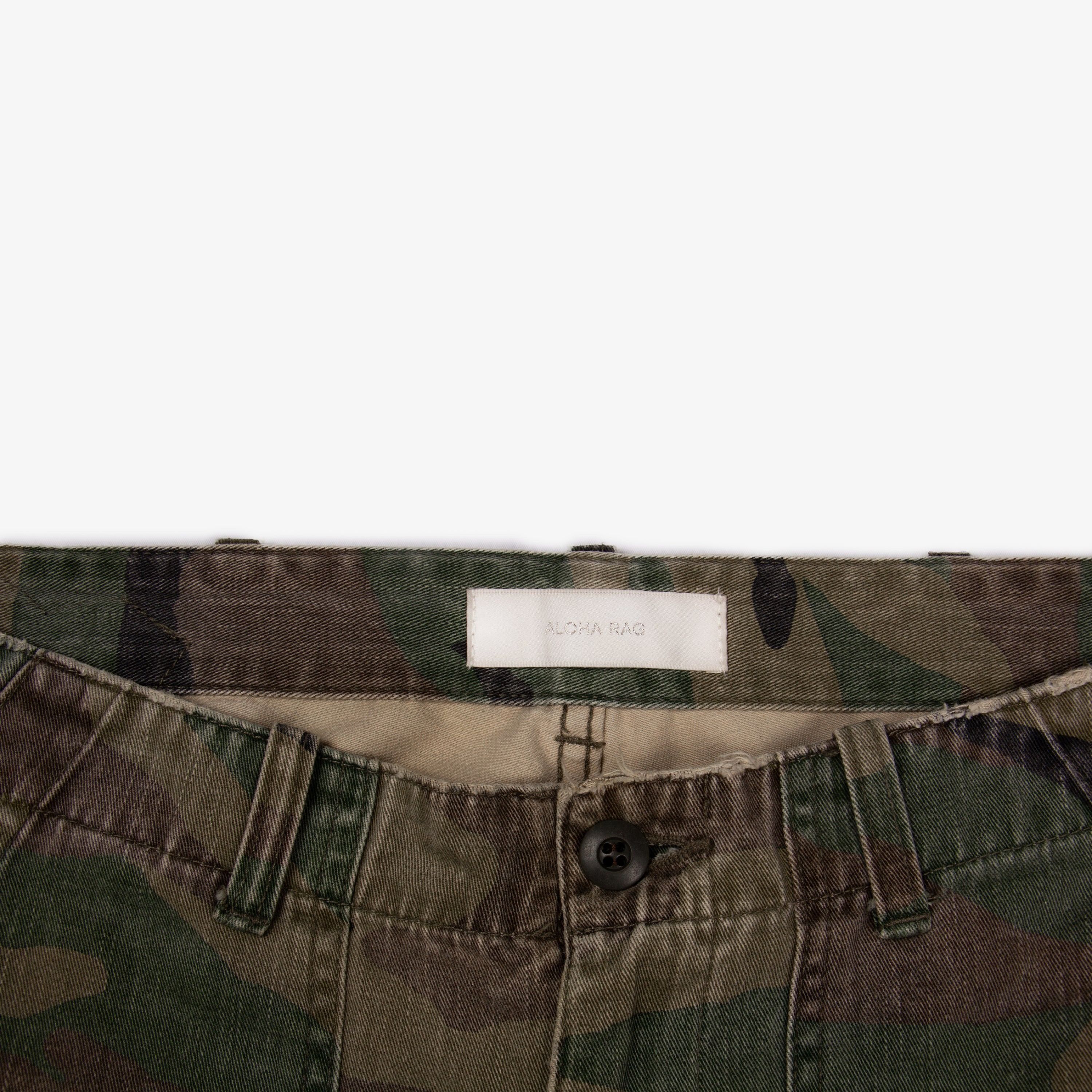 Vintage ALOAH RAG CAMO CARPENTER SHORT Size US 32 / EU 48 - 3 Thumbnail