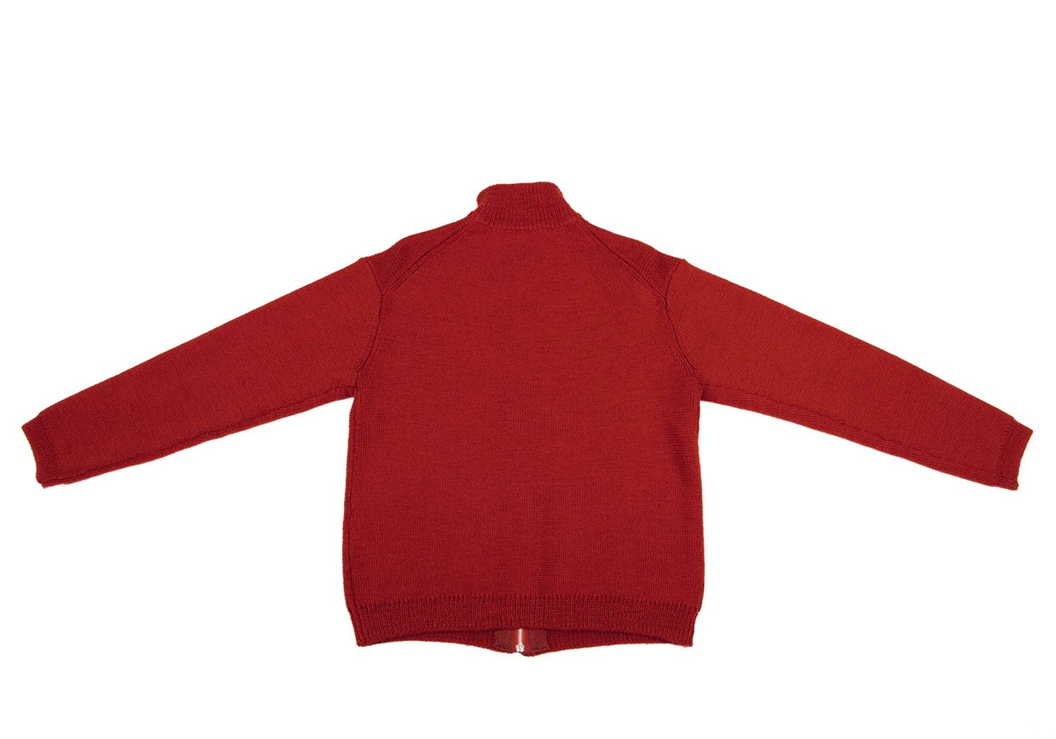 Yohji Yamamoto Yohji Yamamoto Wool High Neck Zip Knit Blouson Size US L / EU 52-54 / 3 - 8 Thumbnail