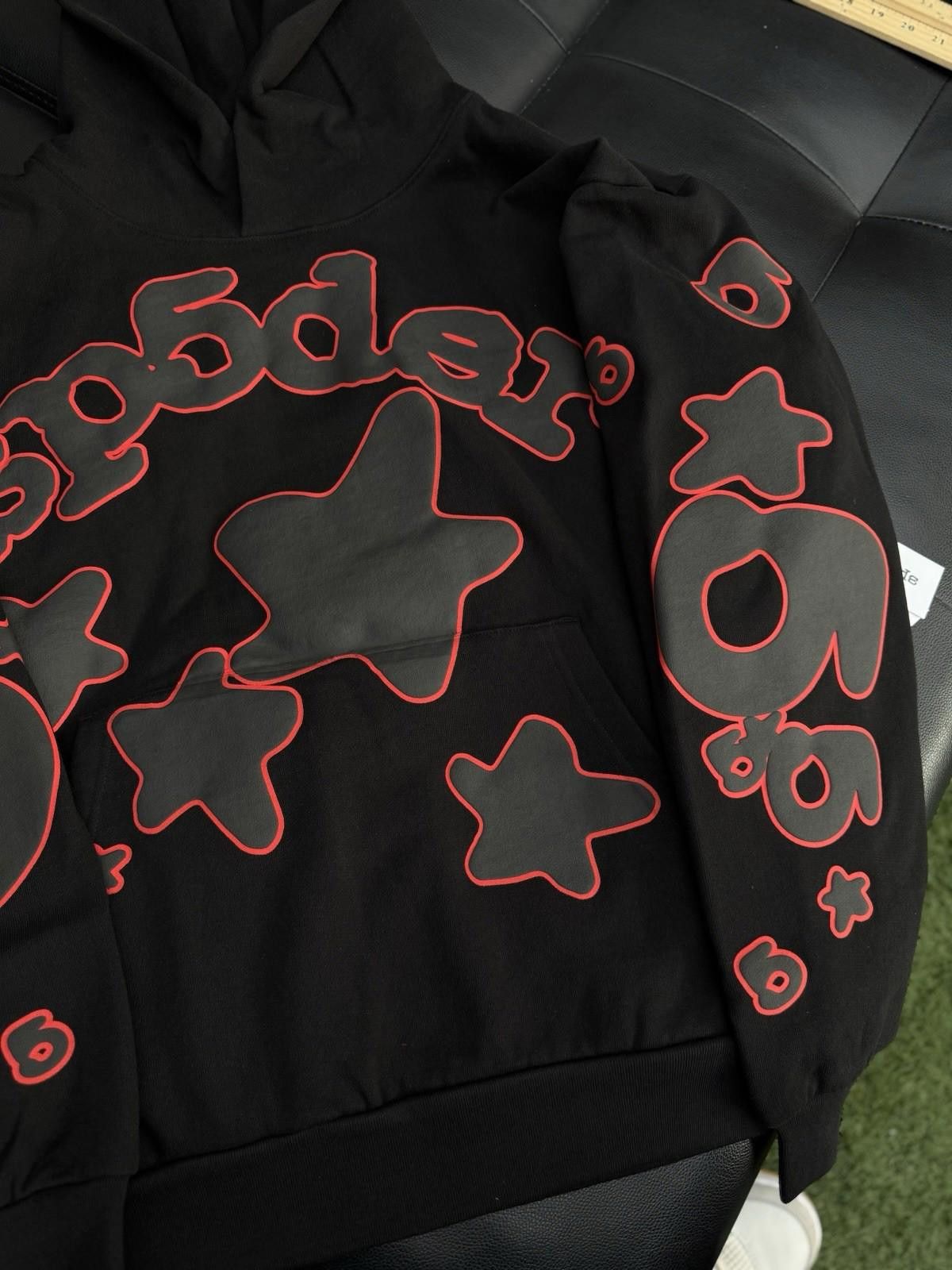 Sp5der Sp5der Worldwide Black Red Hoodie Size Large (NEW) Size US L / EU 52-54 / 3 - 2 Thumbnail