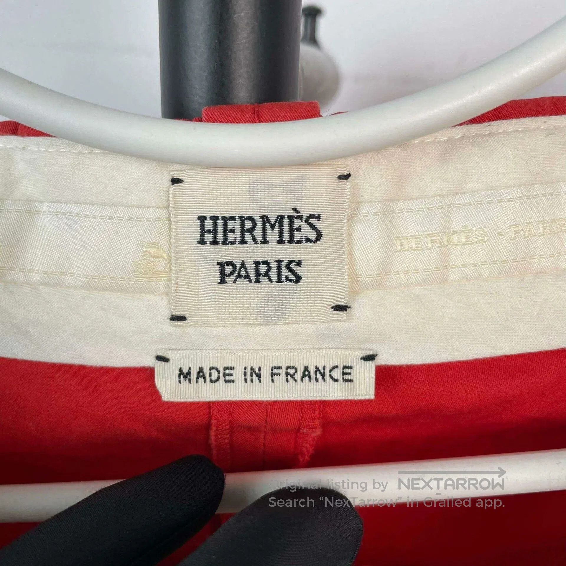 Hermes Hermès Red Shorts Size 36. Size 35" - 4 Thumbnail