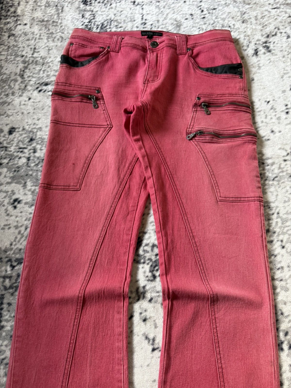 In The Attic In The Attic Japan Paneled Gun Pocket Cargo Pants Size US 32 / EU 48 - 3 Thumbnail