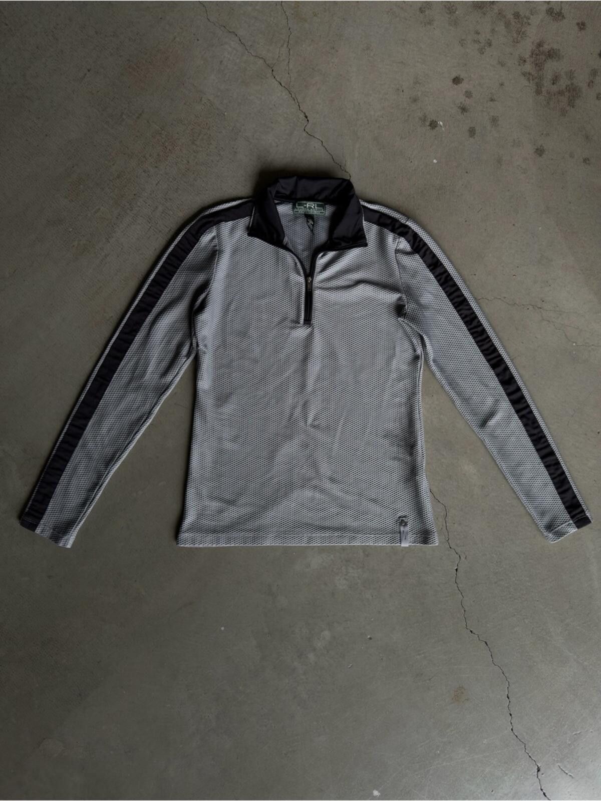 Other Lauren Active / Athletic Quarter Zip Pullover / Gray Black Size M / US 6-8 / IT 42-44 - 3 Thumbnail
