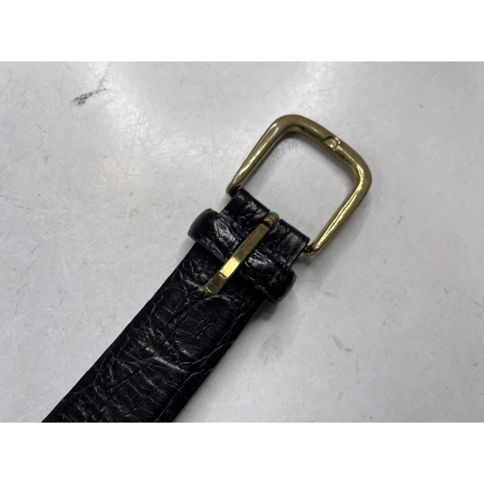 Vintage Trafalgar Belt Dress Belt Leather Braun Brass Buckle 40/100 Classic Men's Regular Brown Size 40 - 5 Thumbnail