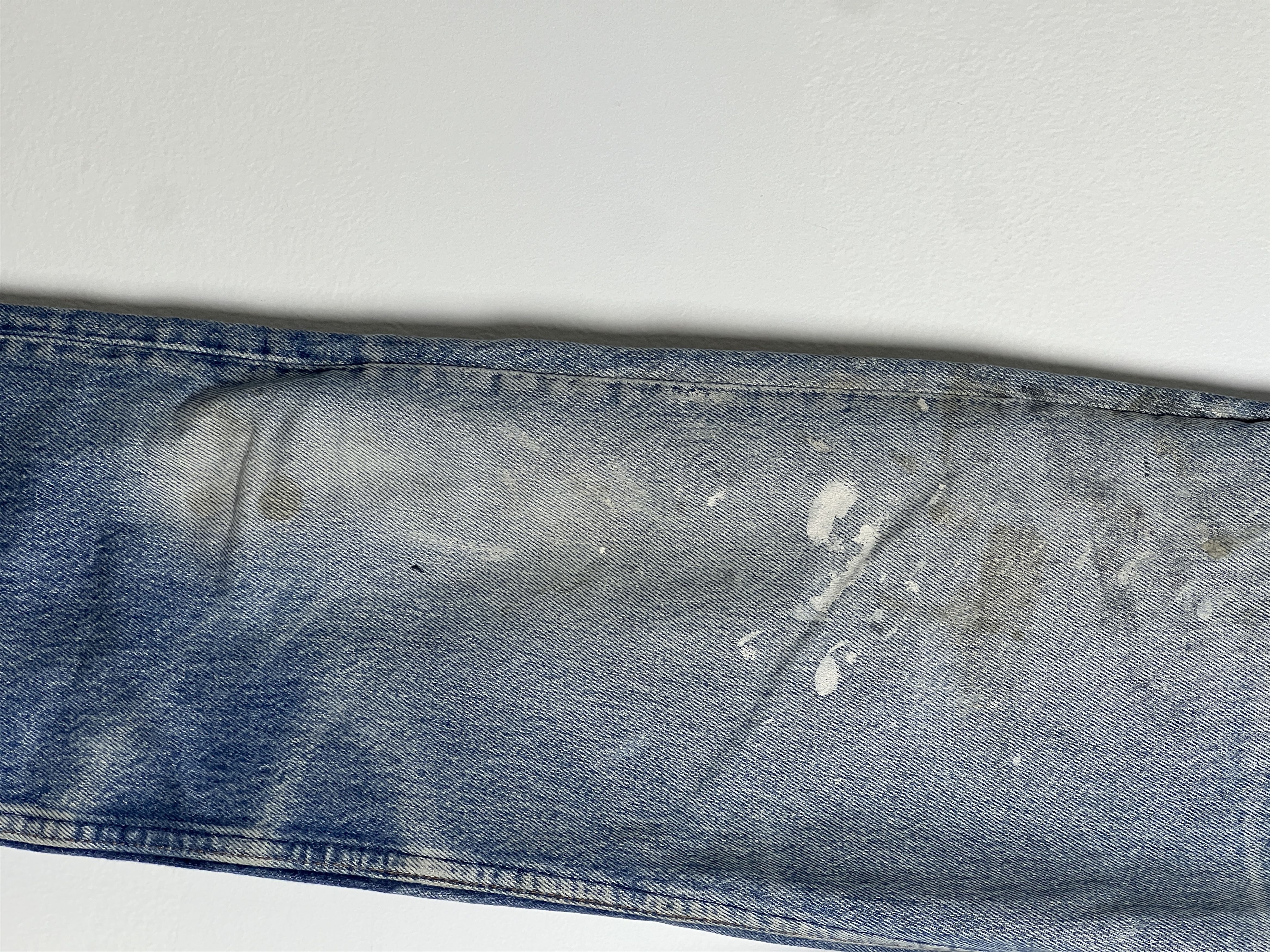 Gallery Dept. Paint Splatter Straight-Leg Distressed Jeans Size 24" / US 00 / IT 34 - 4 Thumbnail
